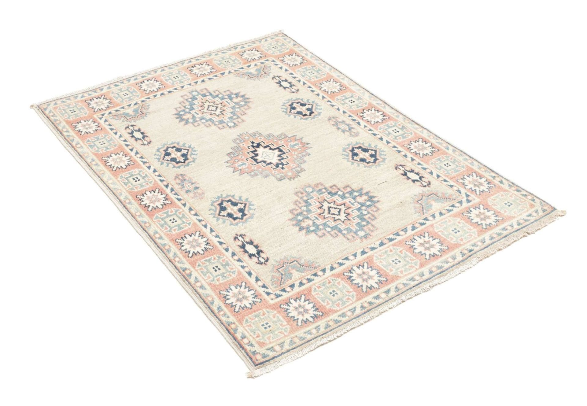 Kazak Orientteppich aus Pakistan, 97 × 138 cm