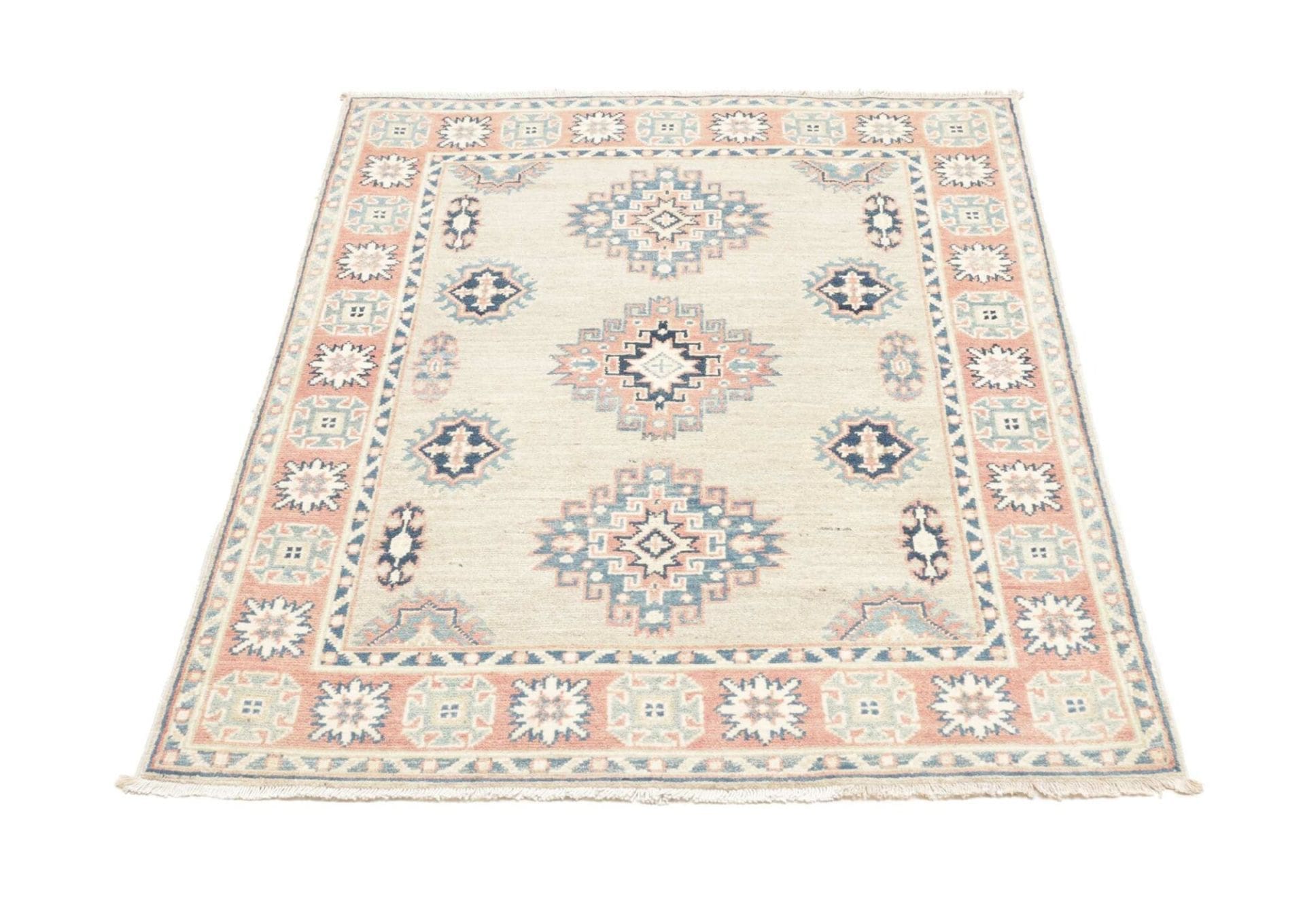Kazak Orientteppich aus Pakistan, 97 × 138 cm