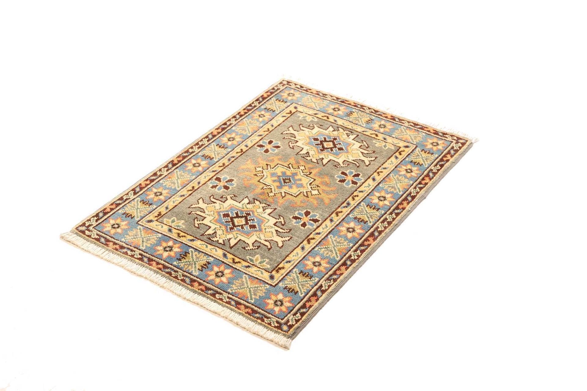 Handgeknüpfter Kazak Orientteppich, 65 × 89 cm, Wolle