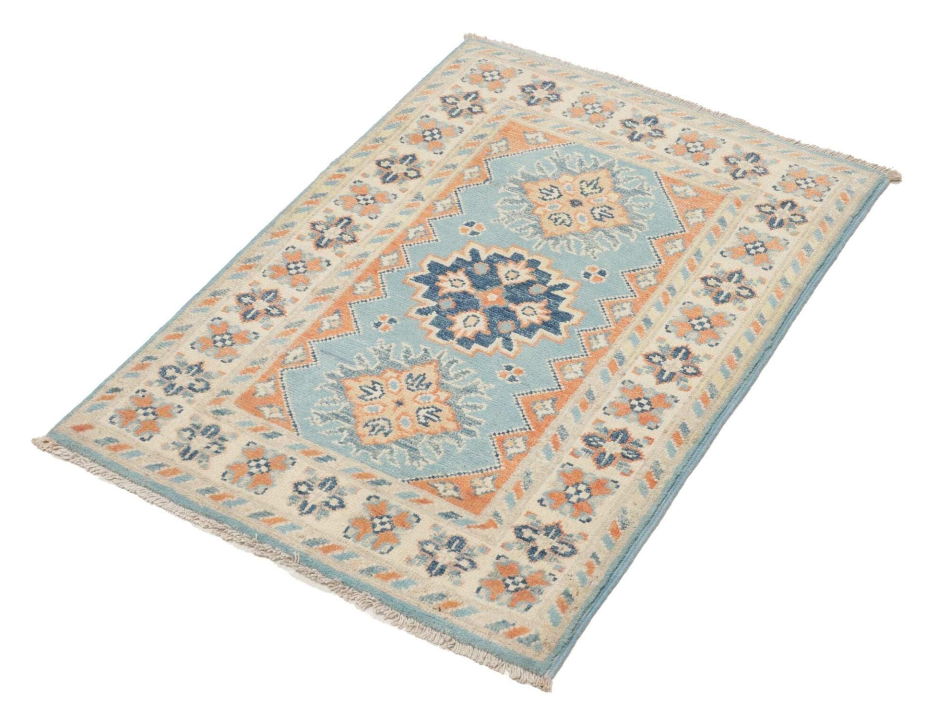 Kazak Orientteppich aus Pakistan, 67 × 86 cm