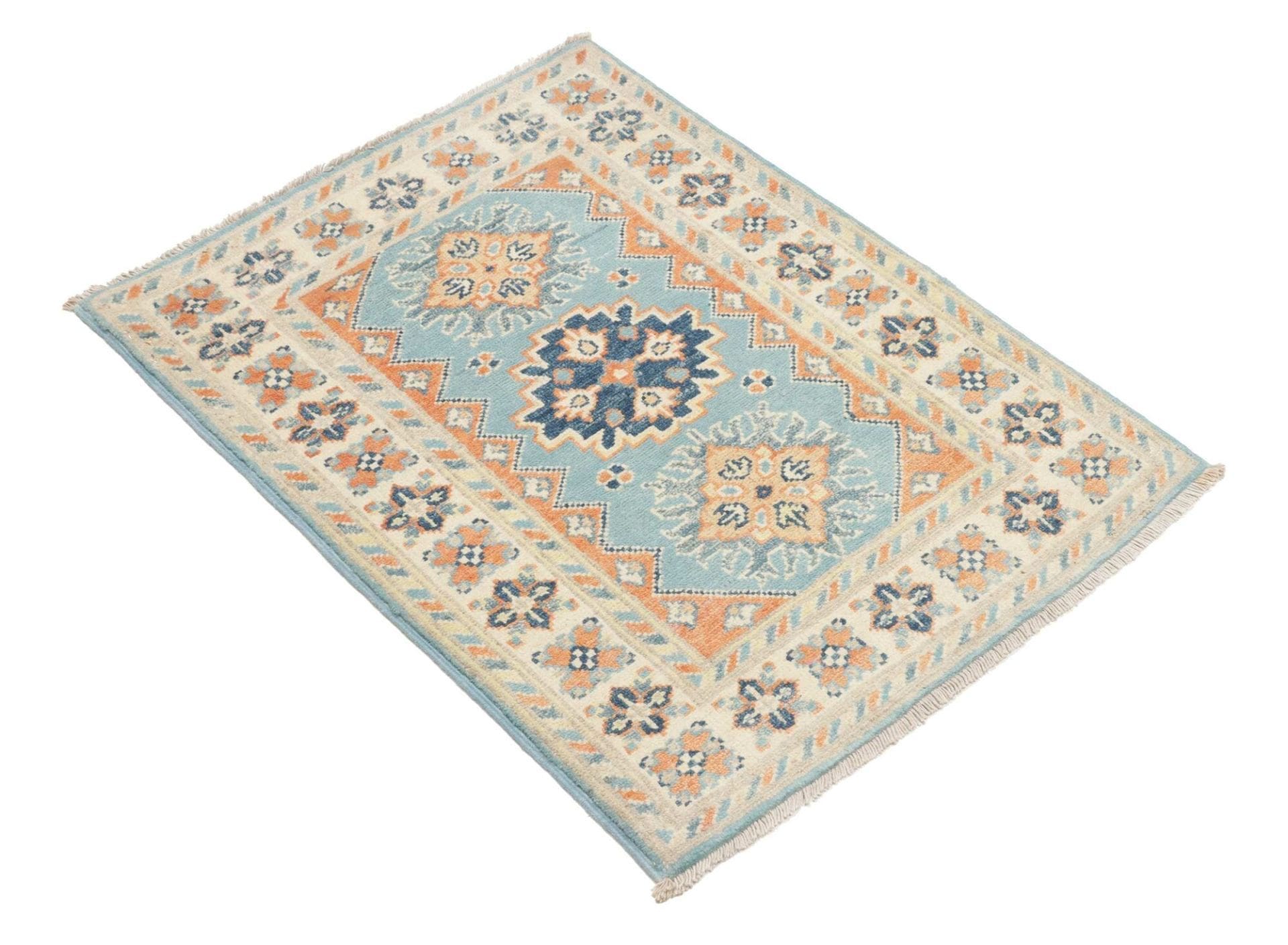 Kazak Orientteppich aus Pakistan, 67 × 86 cm