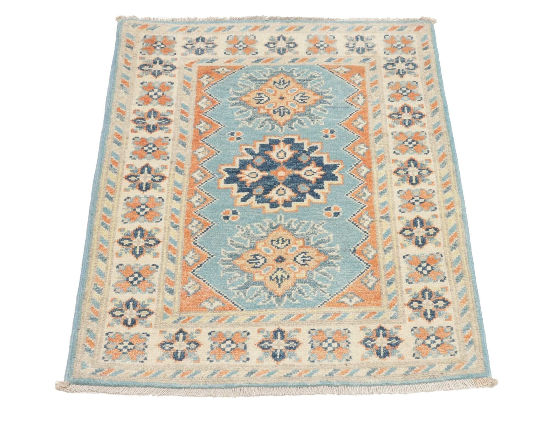 Kazak Orientteppich aus Pakistan, 67 × 86 cm