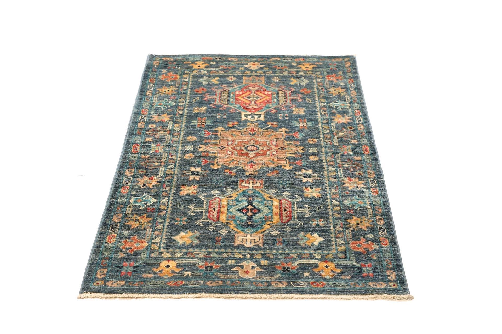 Handgeknüpfter Samarkand Orientteppich 82 × 124 cm