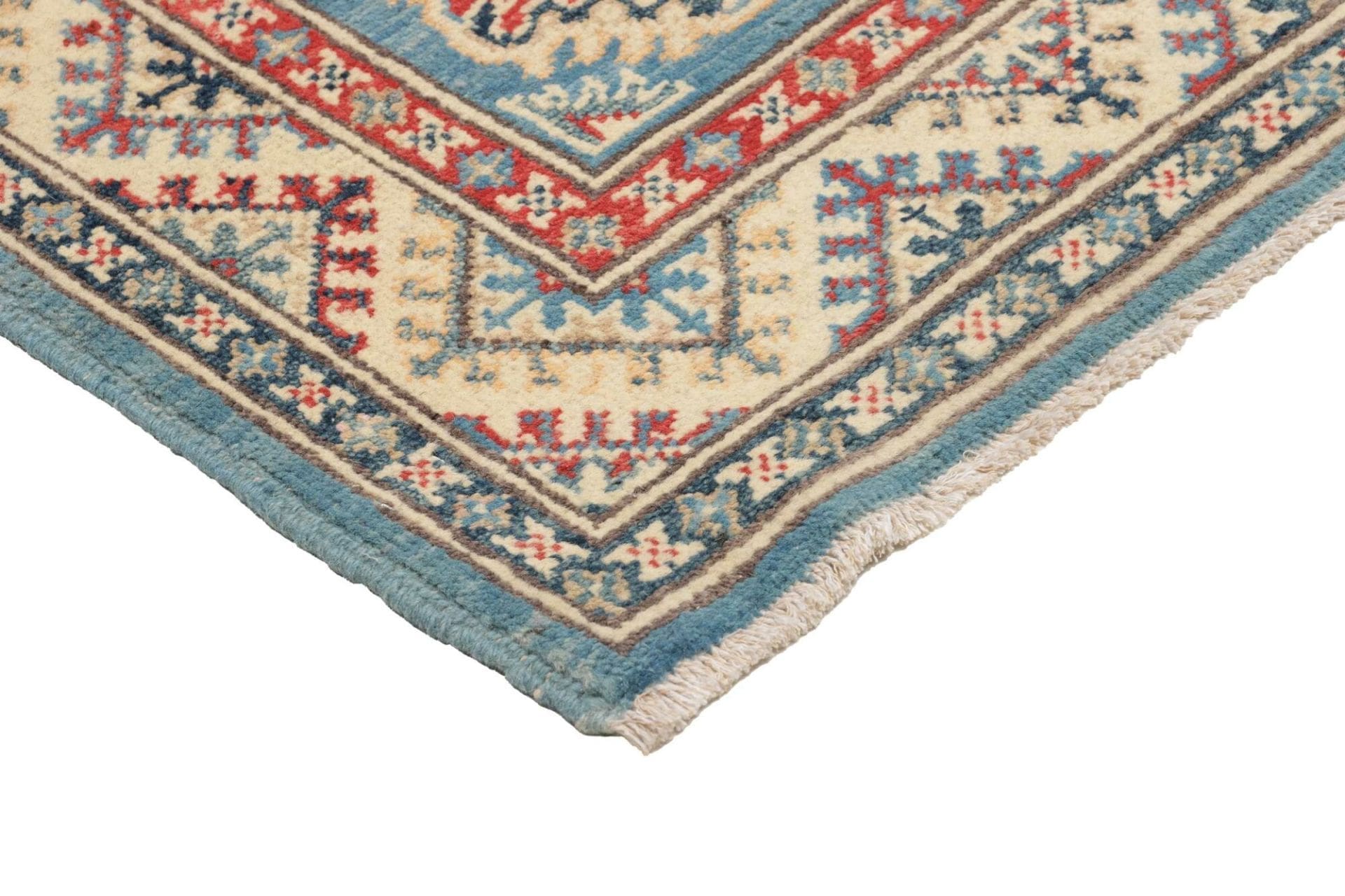Handgeknüpfter Kazak Orientteppich, 64 × 92 cm, Wolle