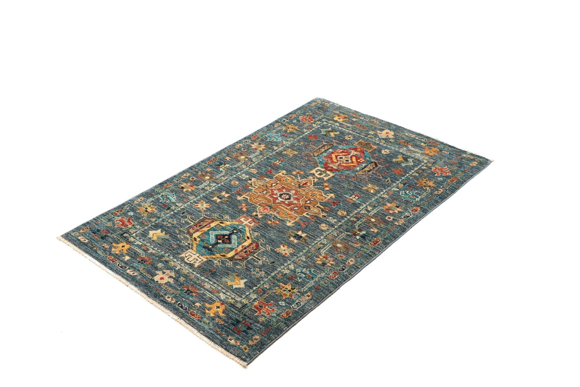 Samarkand Orientteppich 82 × 123 cm aus Wolle, handgeknüpft