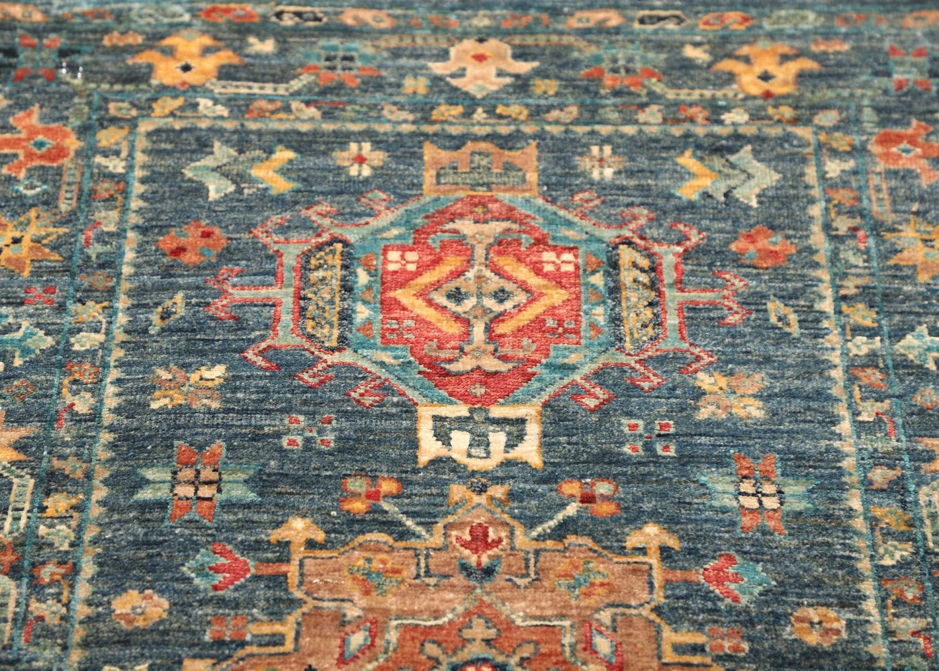 Handgeknüpfter Samarkand Orientteppich, 81 × 123 cm, Wolle