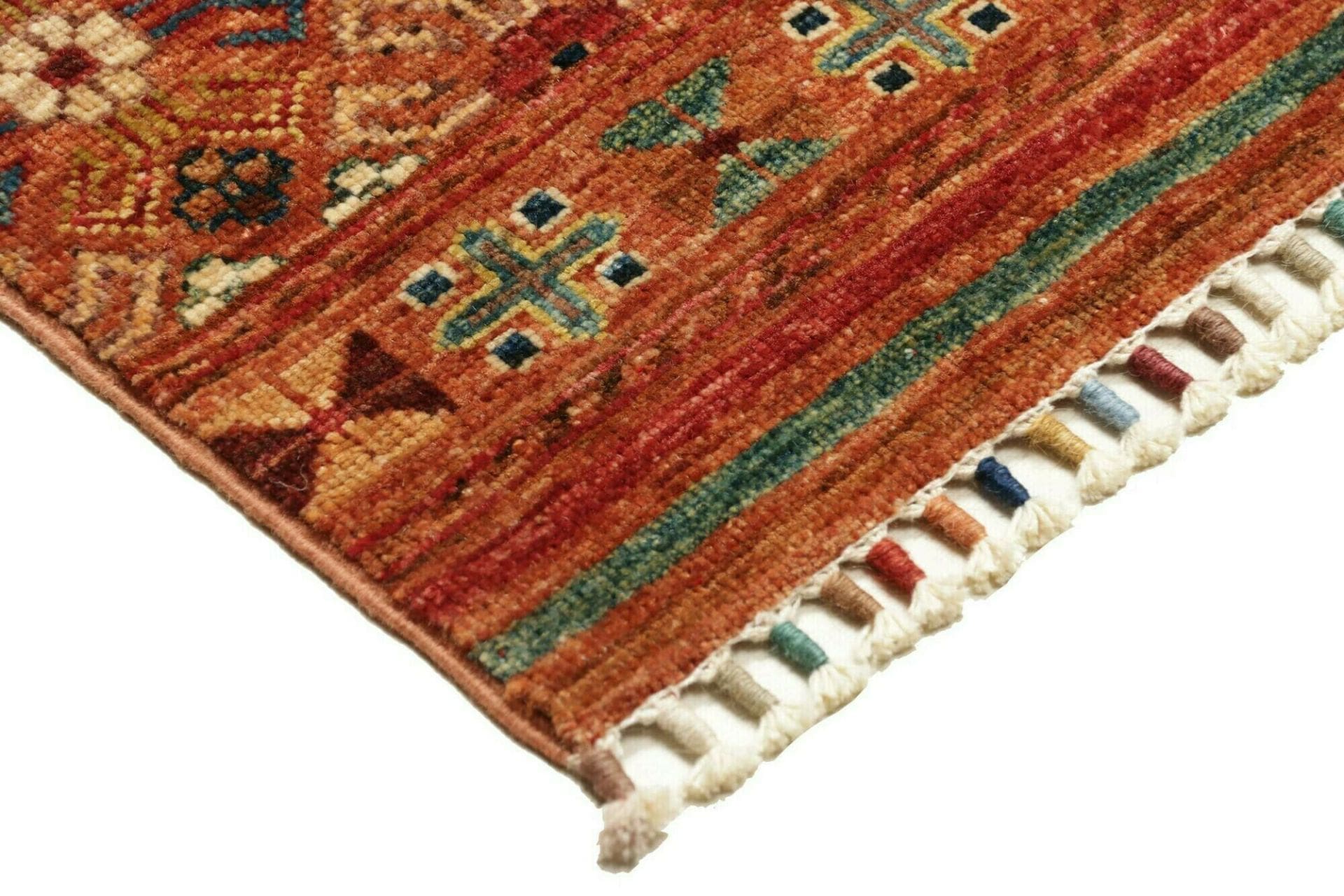 Handgeknüpfter Samarkand Orientteppich, 82 × 122 cm, Wolle