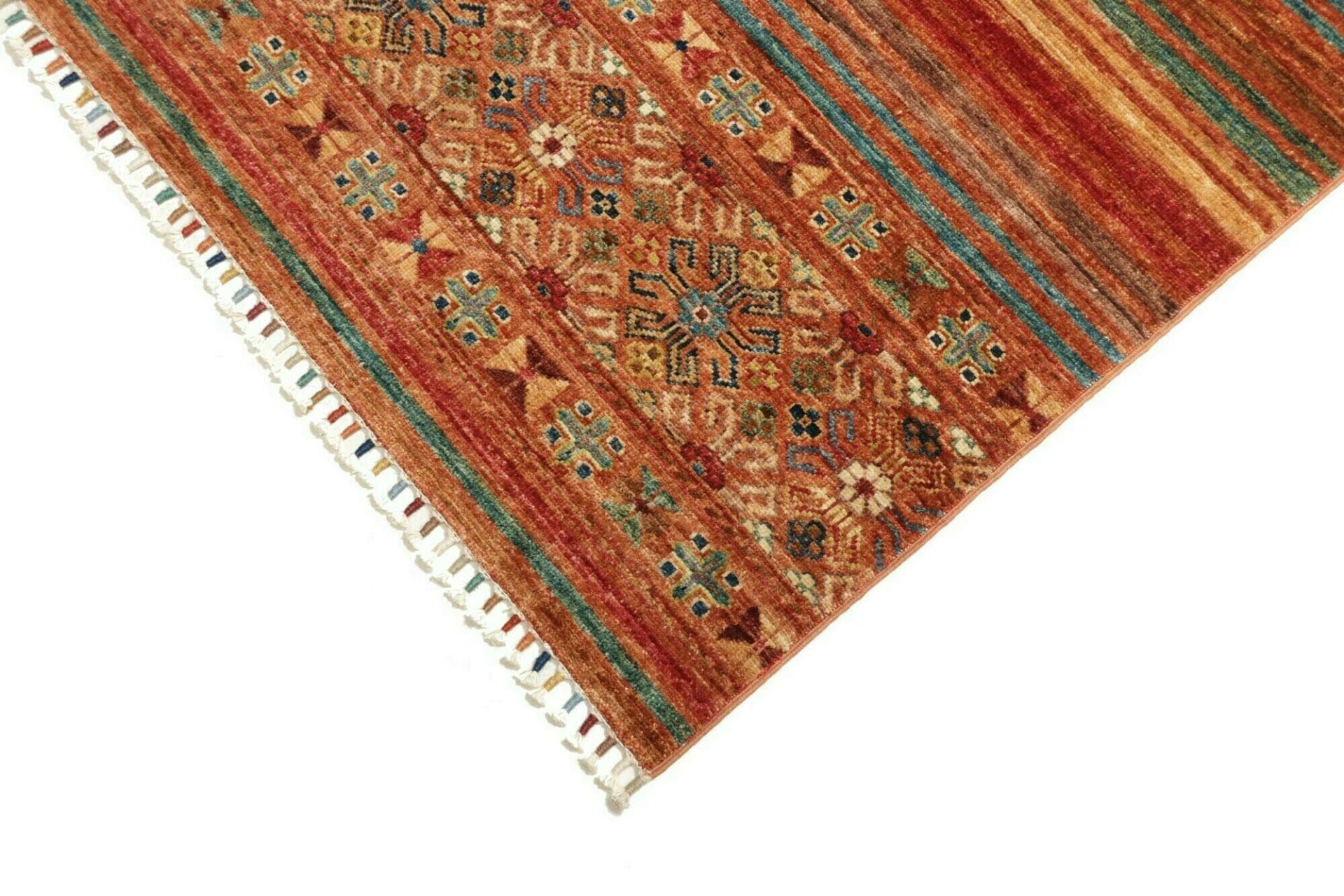 Handgeknüpfter Samarkand Orientteppich, 82 × 122 cm, Wolle