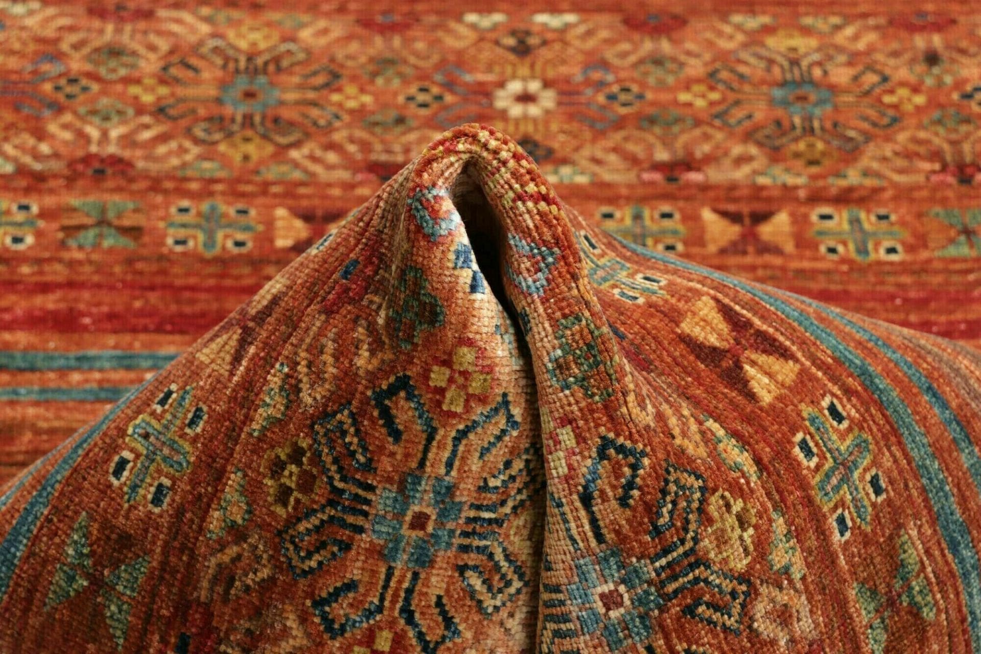 Handgeknüpfter Samarkand Orientteppich, 82 × 122 cm, Wolle