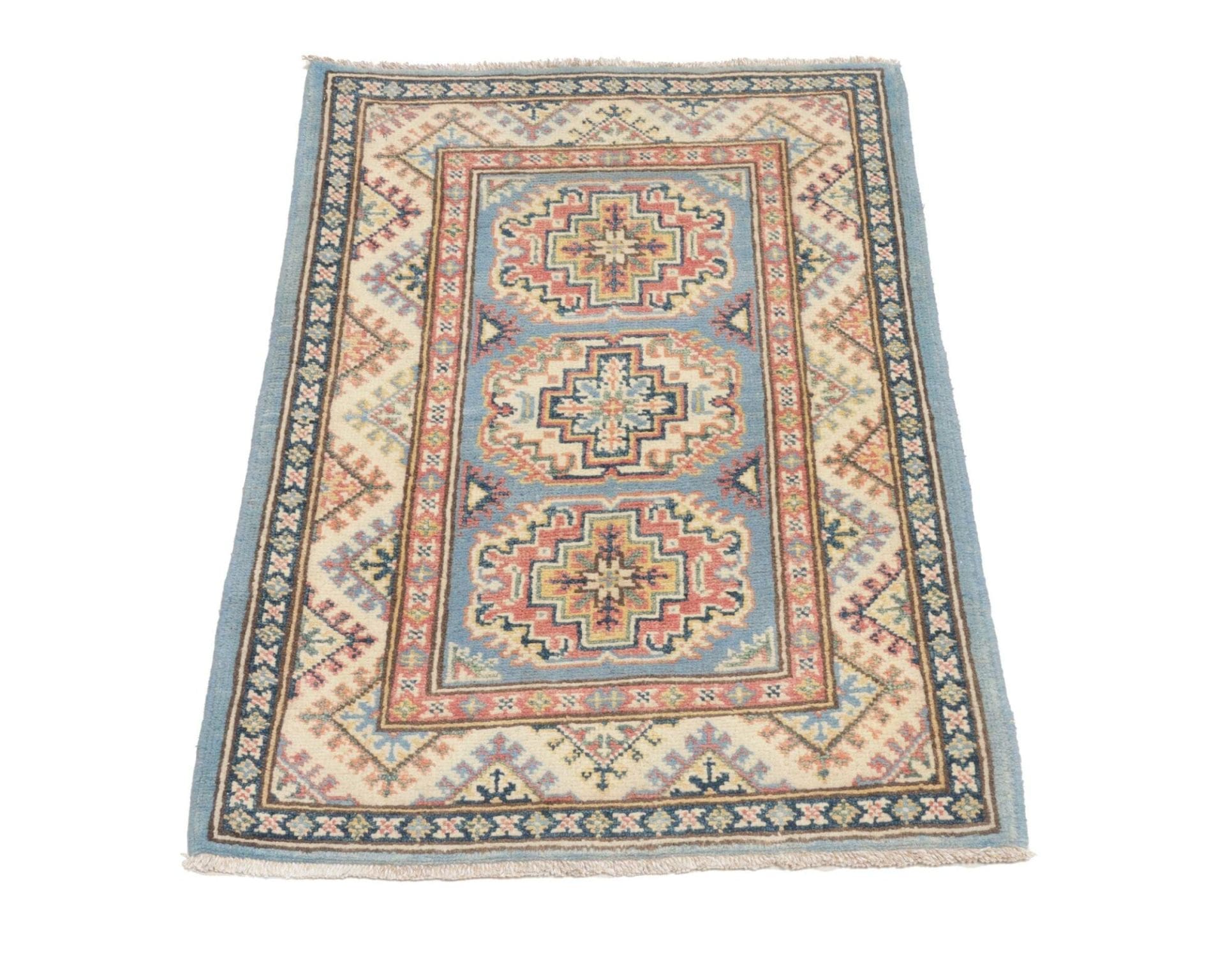 Handgeknüpfter Kazak Orientteppich 64 × 89 cm