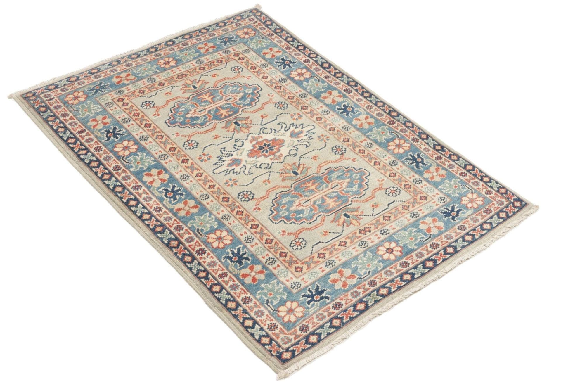 Kazak Orientteppich 82 × 118 cm aus Wolle, handgeknüpft