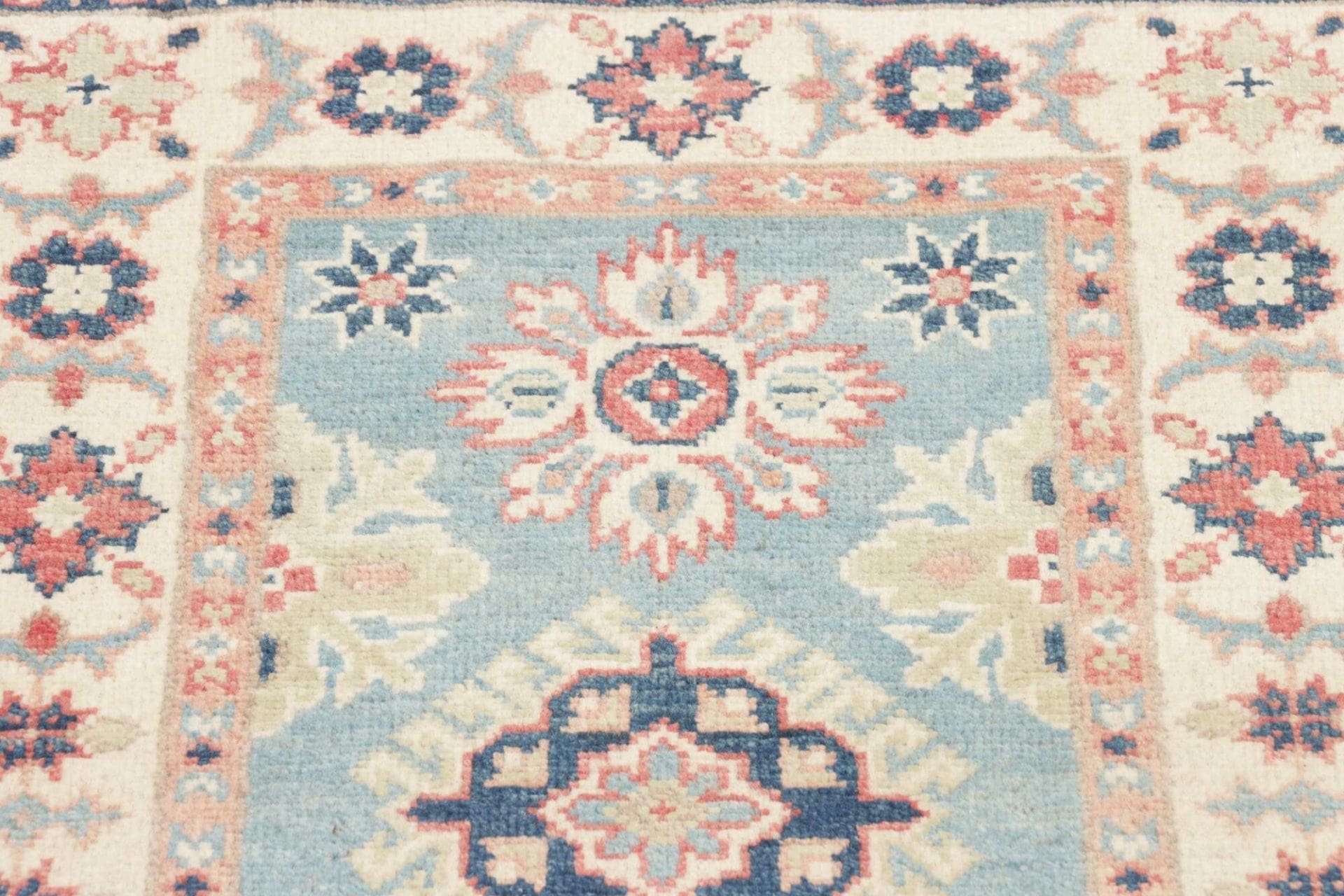 Handgeknüpfter Kazak Orientteppich, 64 × 93 cm, Wolle