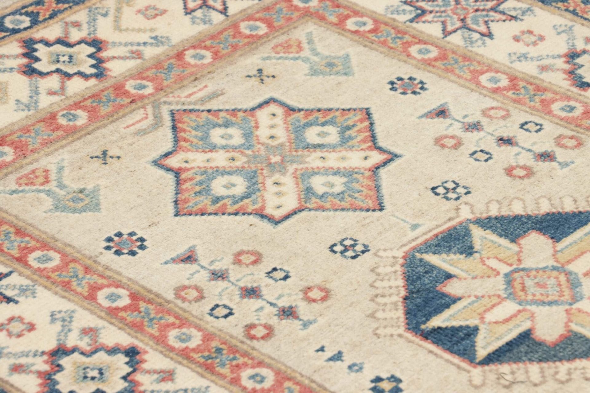Handgeknüpfter Kazak Orientteppich, 81 × 125 cm, Wolle