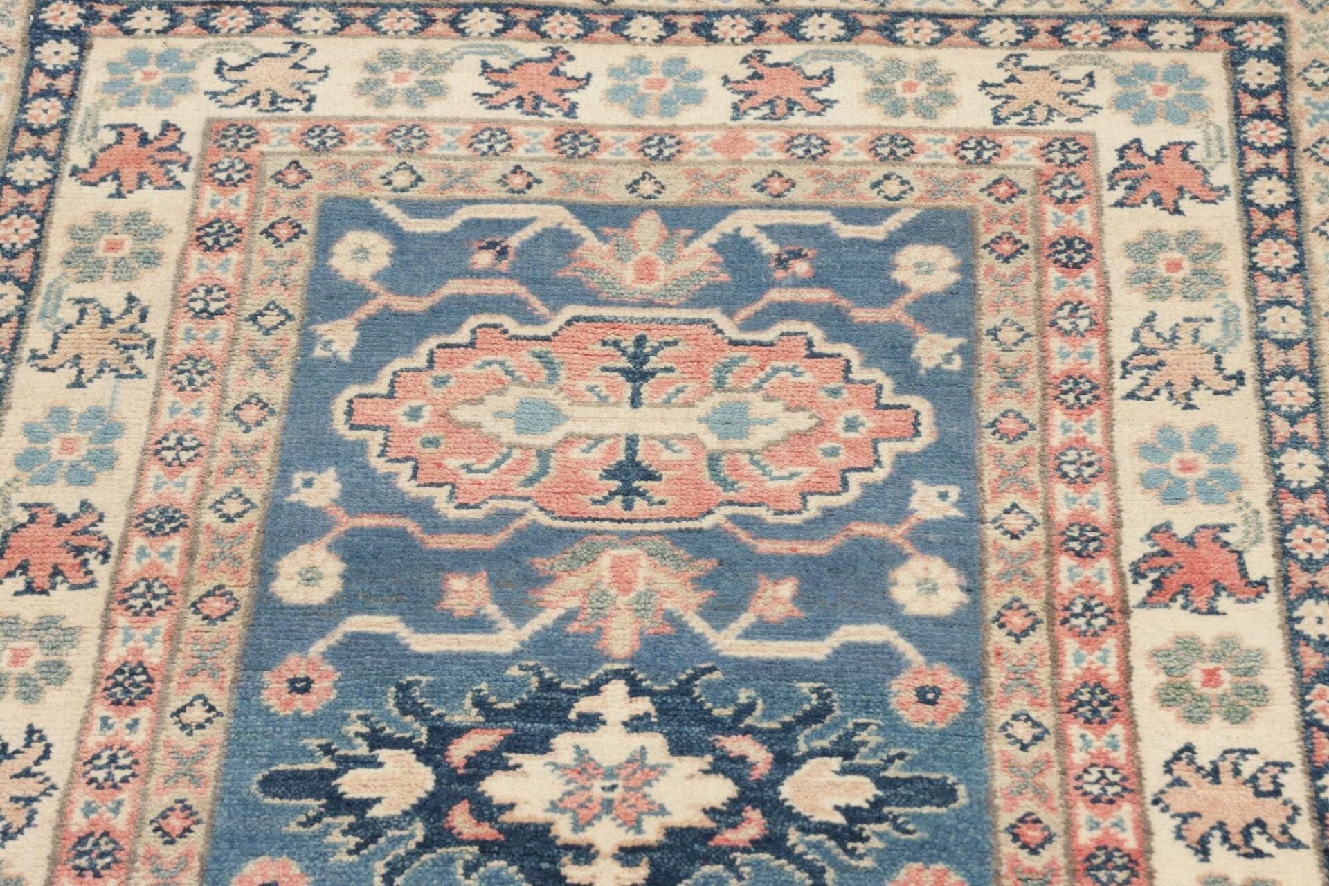 Kazak Orientteppich 80 × 130 cm aus Wolle, handgeknüpft