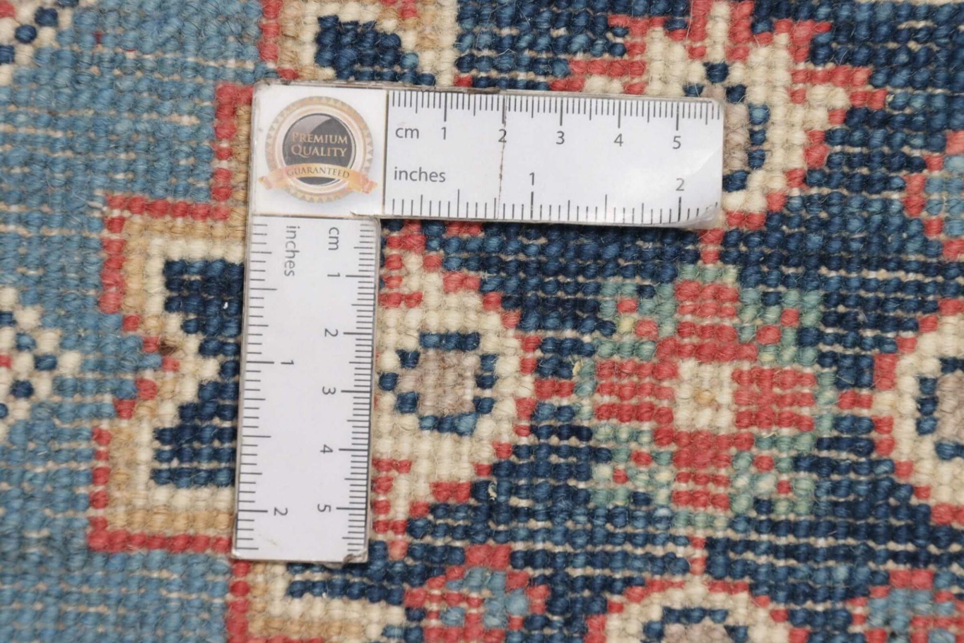 Kazak Orientteppich aus Pakistan, 65 × 90 cm