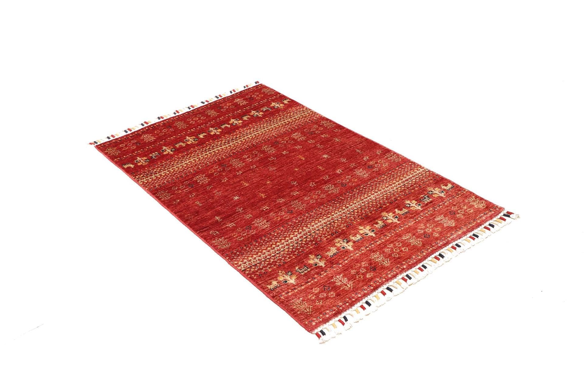 Gabbeh Orientteppich 82 × 121 cm aus Wolle, handgewebt
