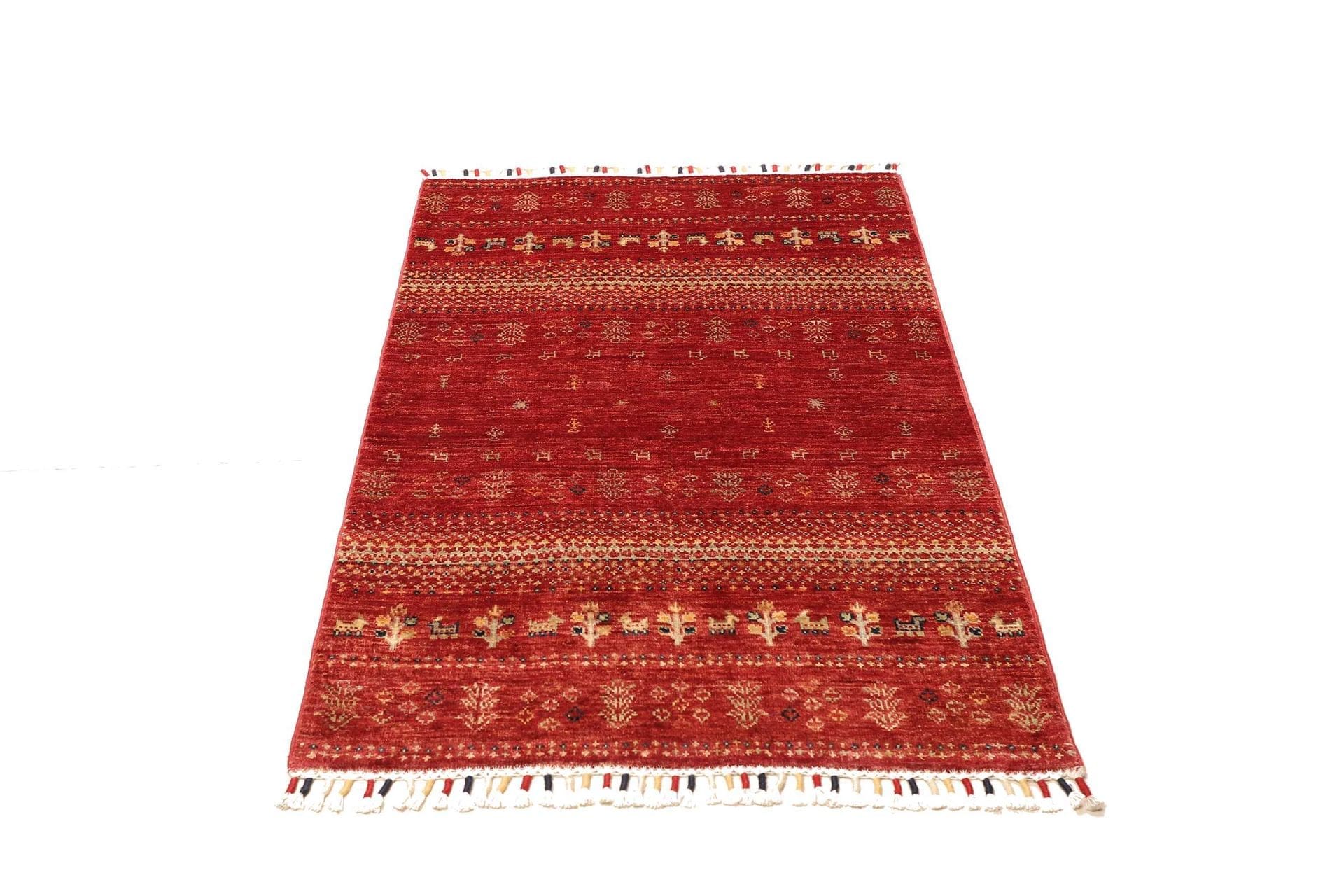 Gabbeh Orientteppich 82 × 121 cm aus Wolle, handgewebt