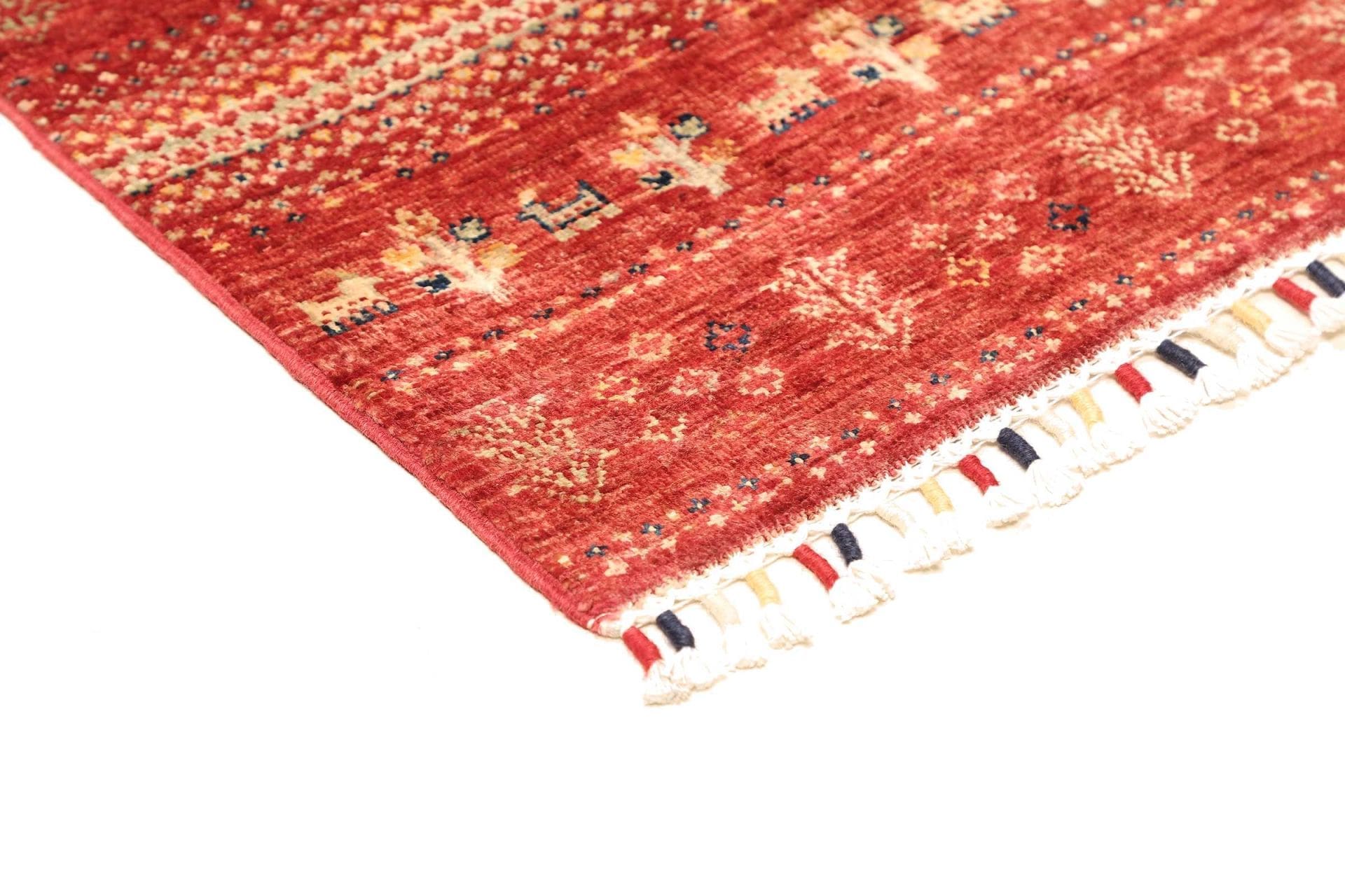 Gabbeh Orientteppich 82 × 121 cm aus Wolle, handgewebt