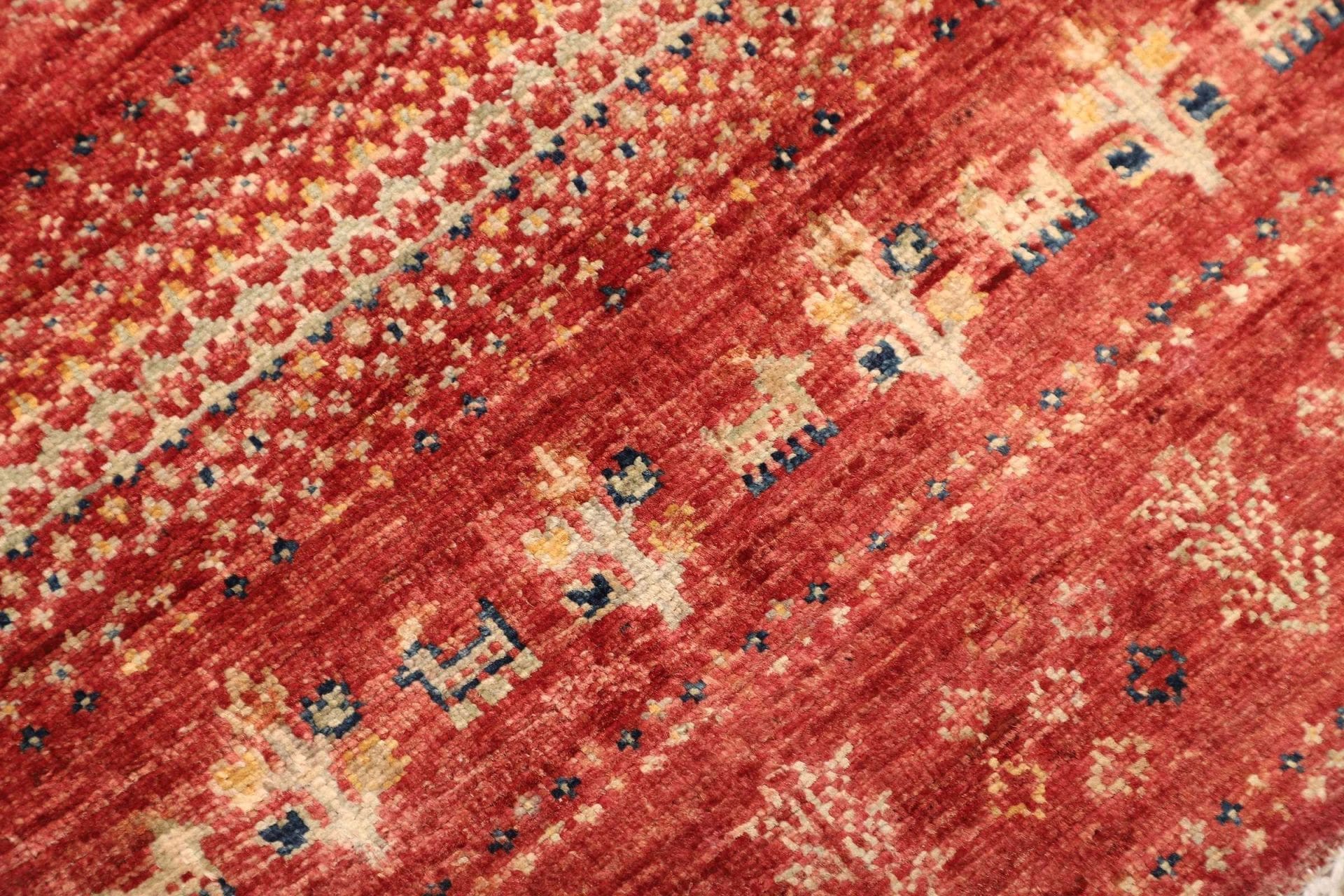 Gabbeh Orientteppich 82 × 121 cm aus Wolle, handgewebt