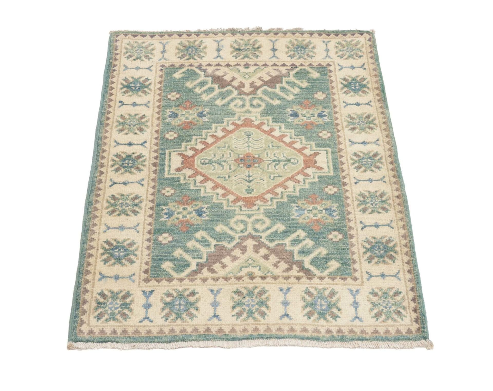 Handgeknüpfter Kazak Orientteppich 64 × 90 cm