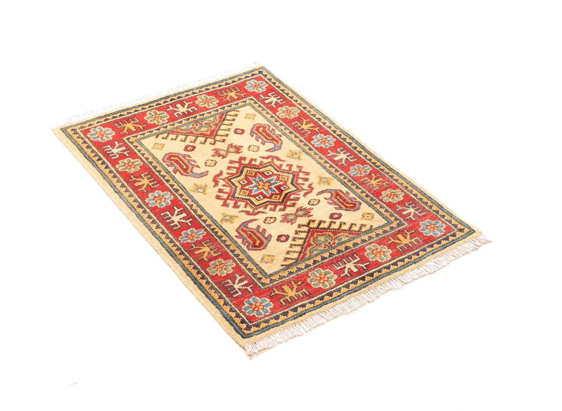 Kazak Orientteppich 68 × 85 cm aus Wolle, handgeknüpft