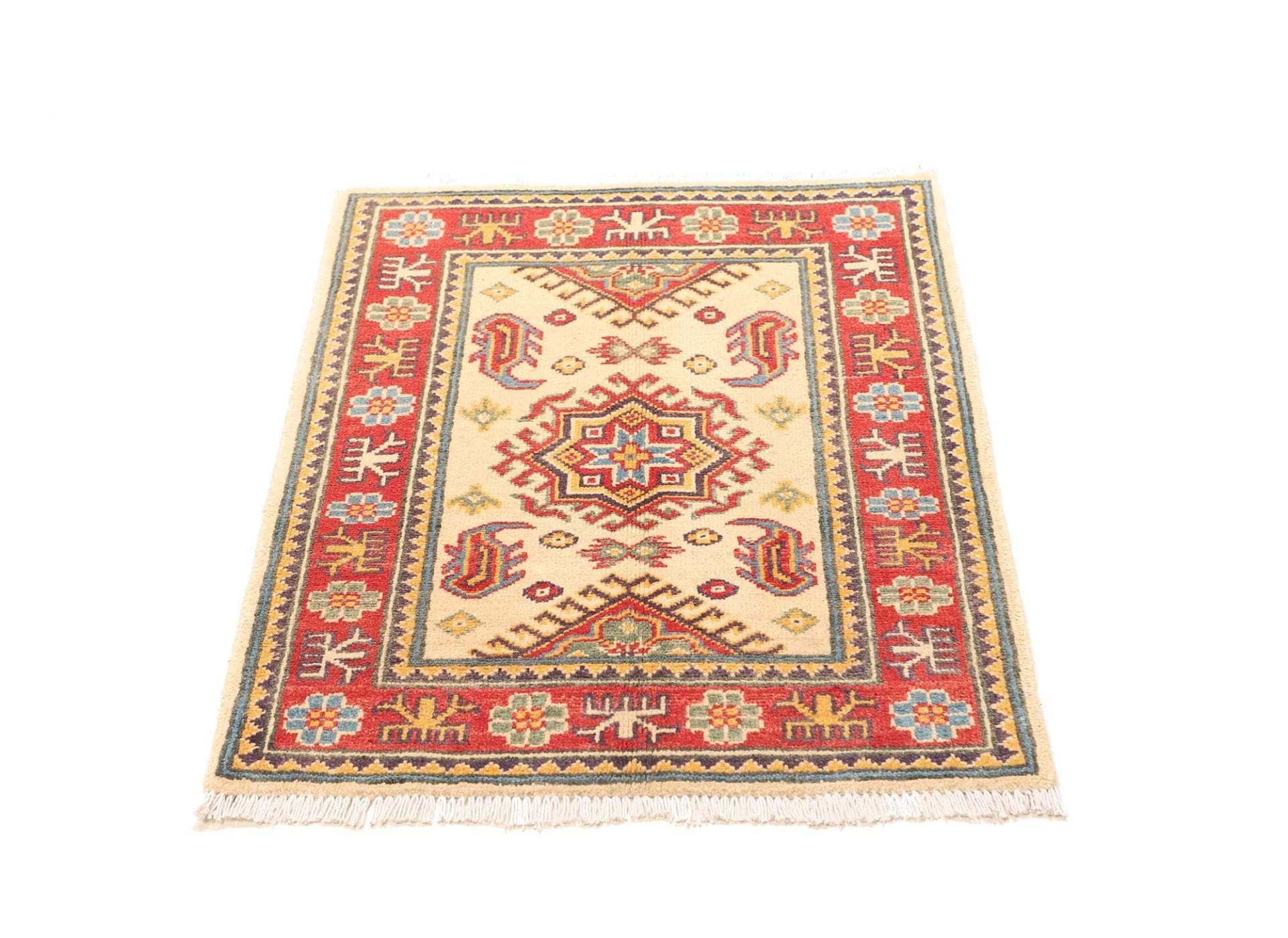 Kazak Orientteppich 68 × 85 cm aus Wolle, handgeknüpft
