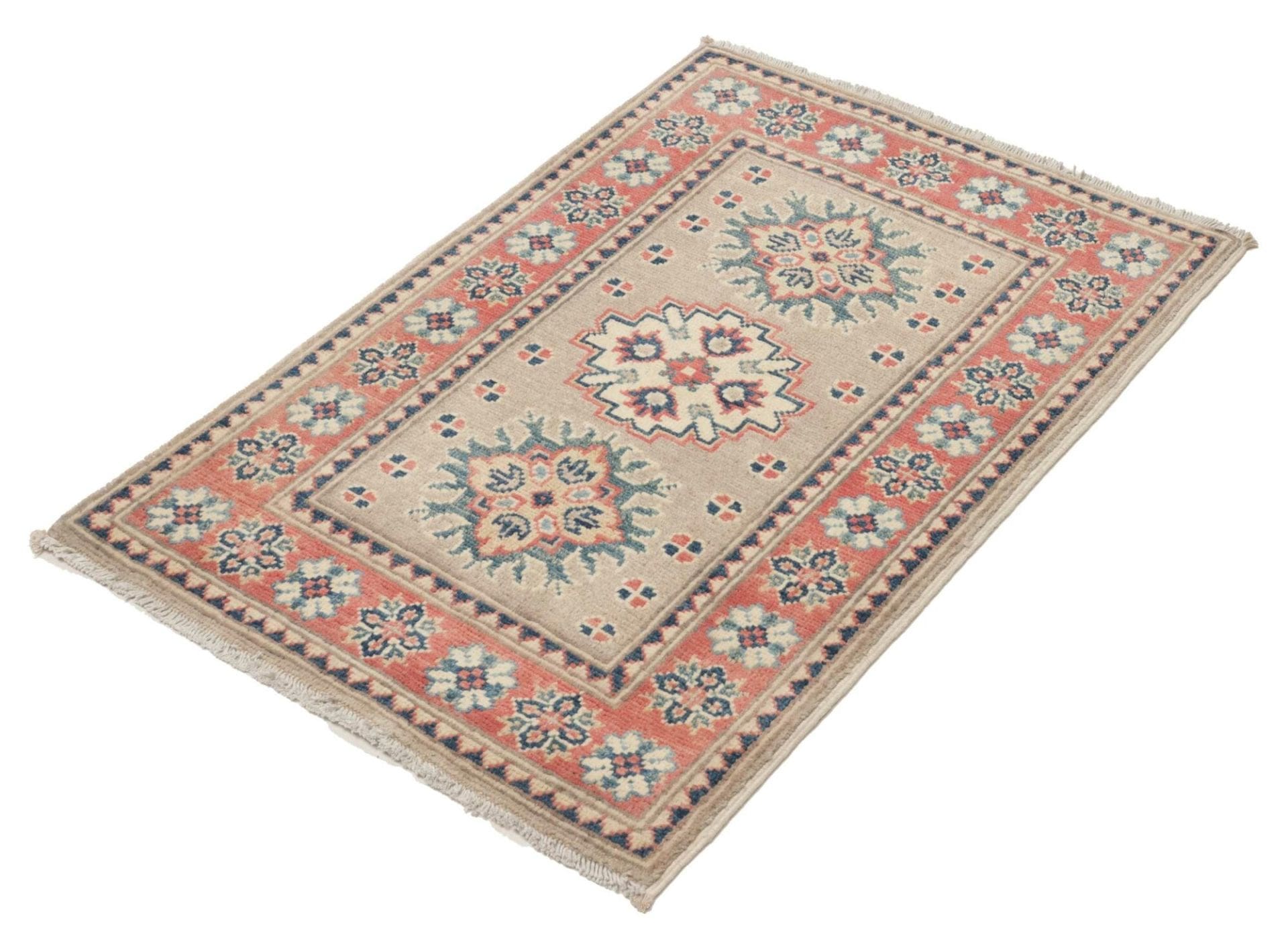 Handgeknüpfter Kazak Orientteppich 67 × 90 cm