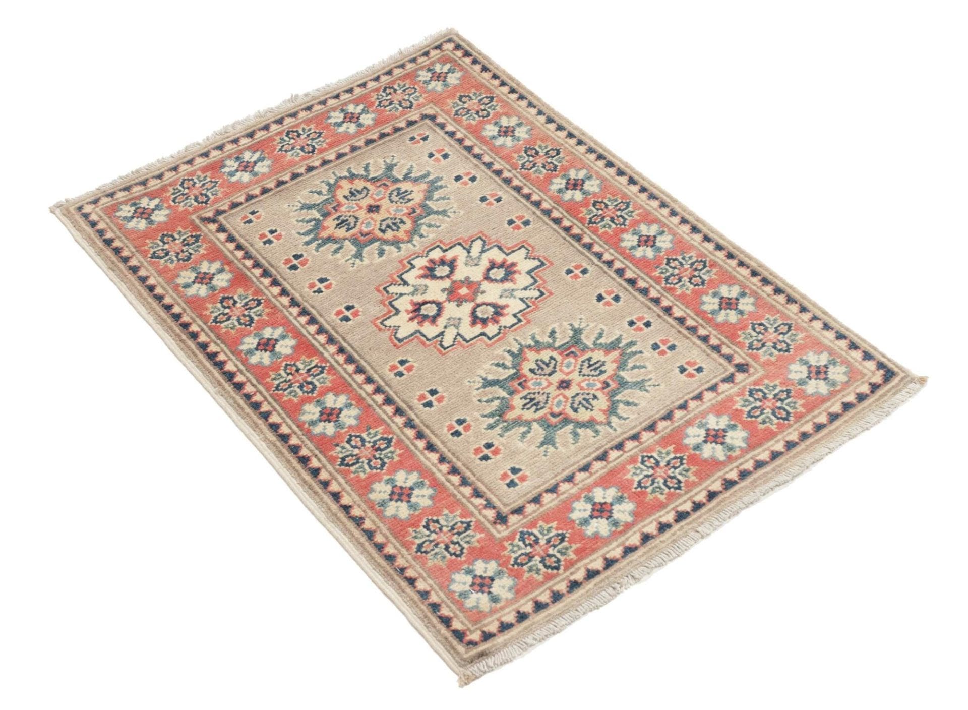 Handgeknüpfter Kazak Orientteppich 67 × 90 cm