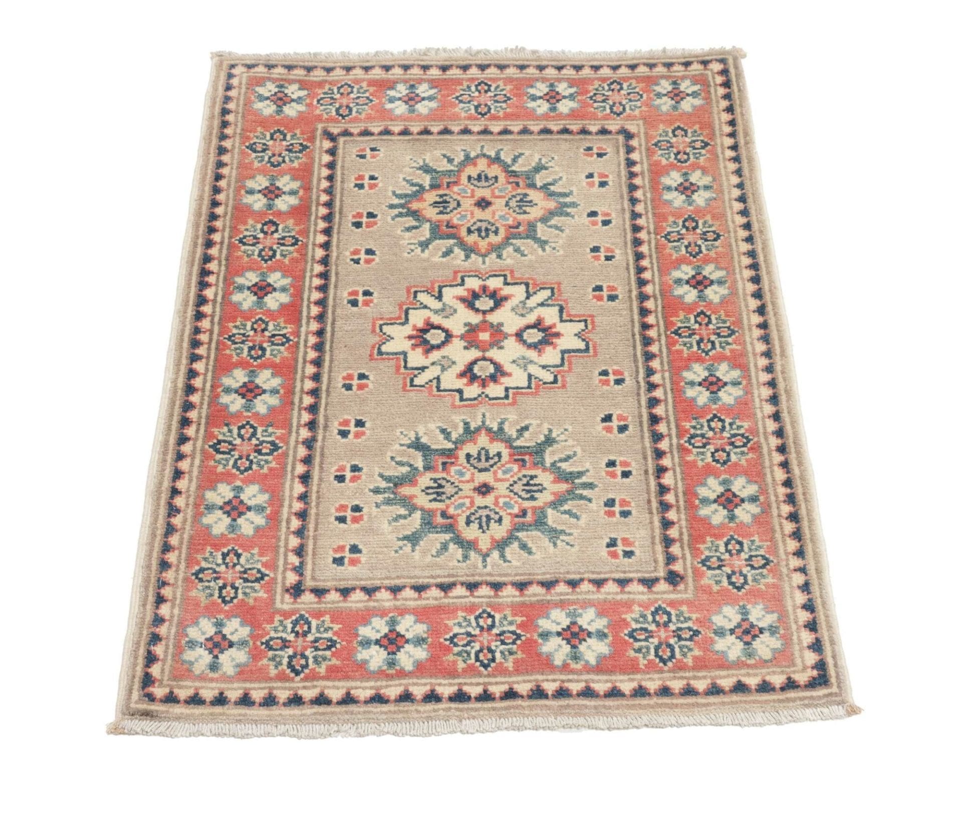 Handgeknüpfter Kazak Orientteppich 67 × 90 cm