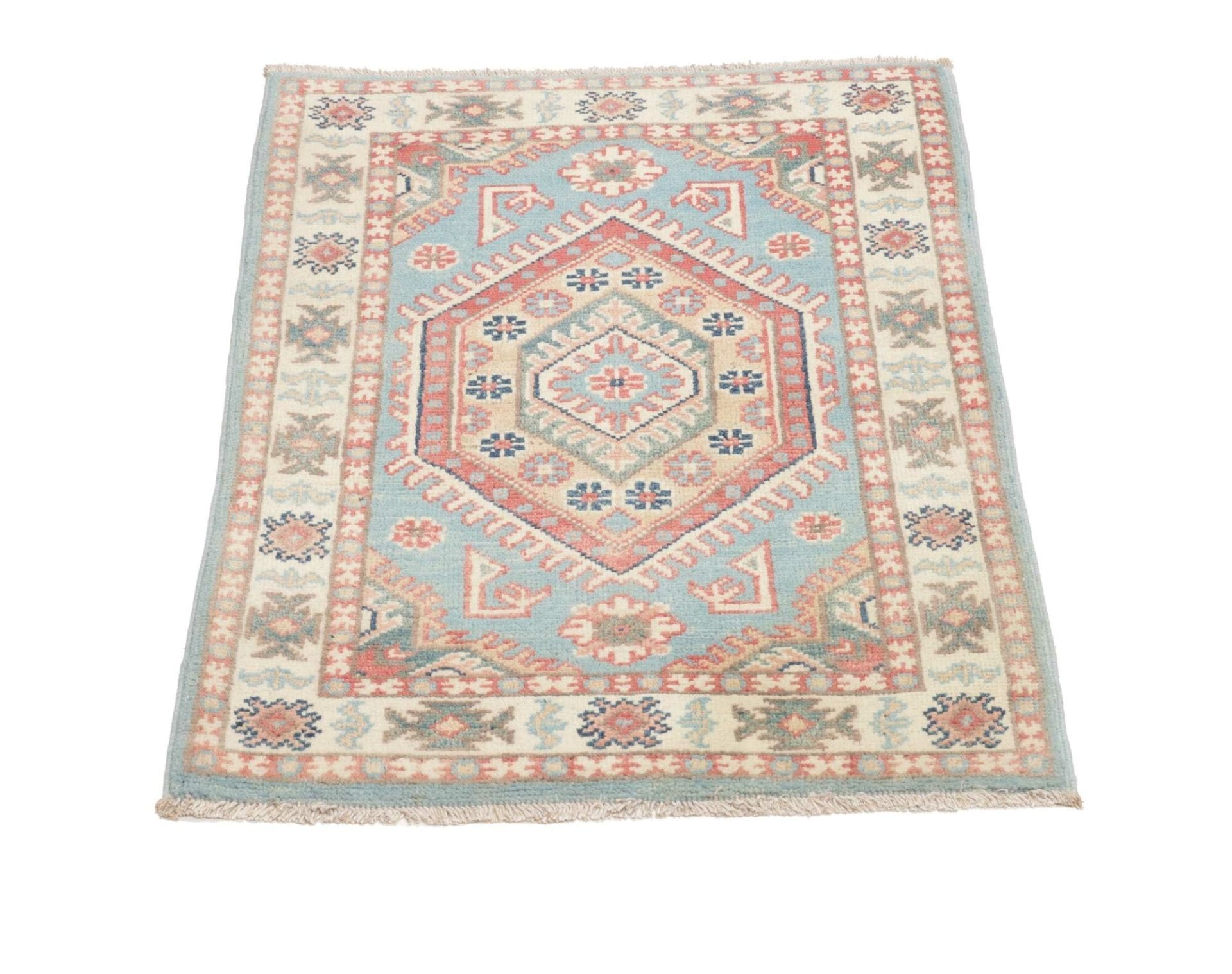 Handgeknüpfter Kazak Orientteppich, 64 × 85 cm, Wolle