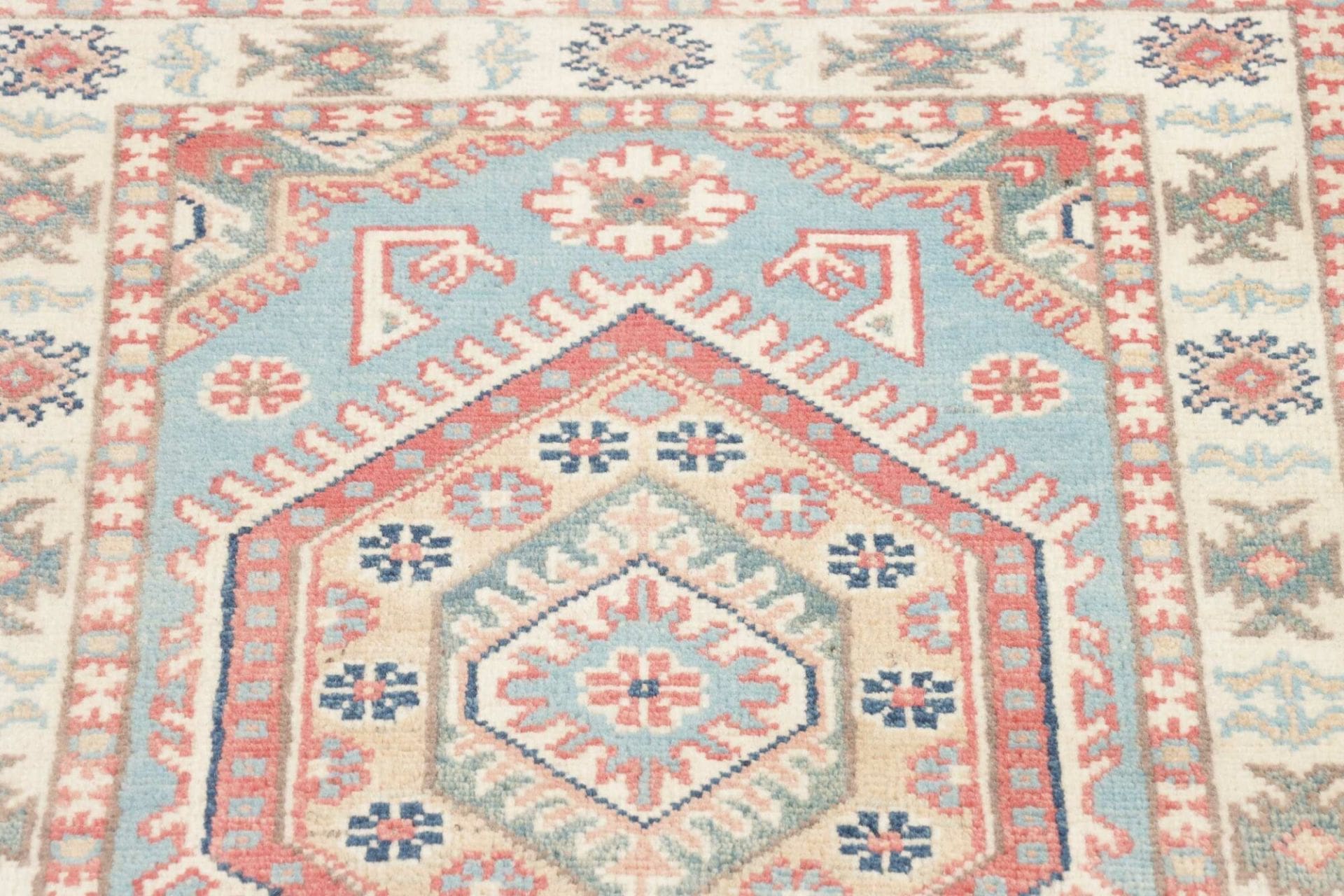 Handgeknüpfter Kazak Orientteppich, 64 × 85 cm, Wolle