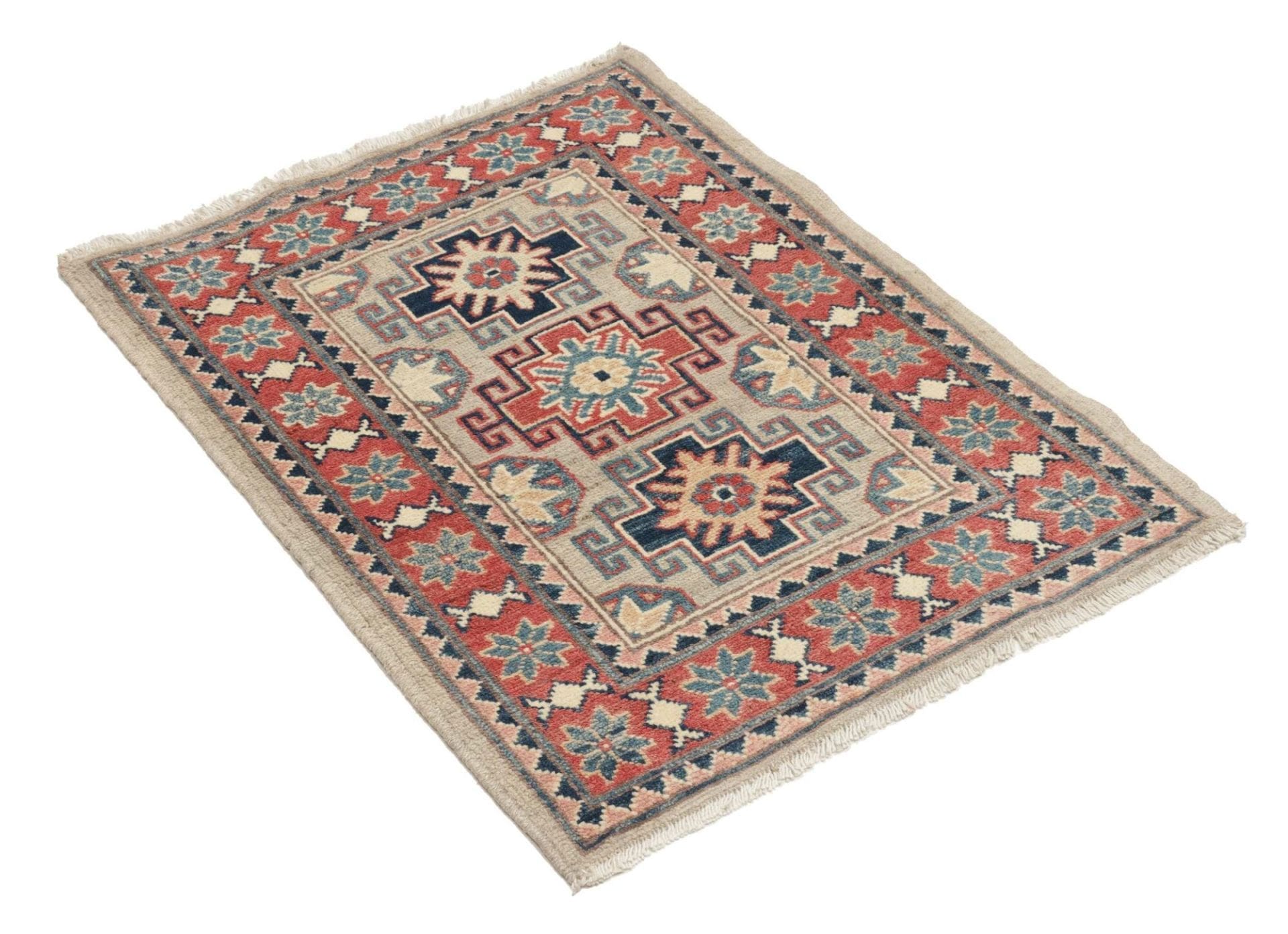 Handgeknüpfter Kazak Orientteppich 68 × 86 cm