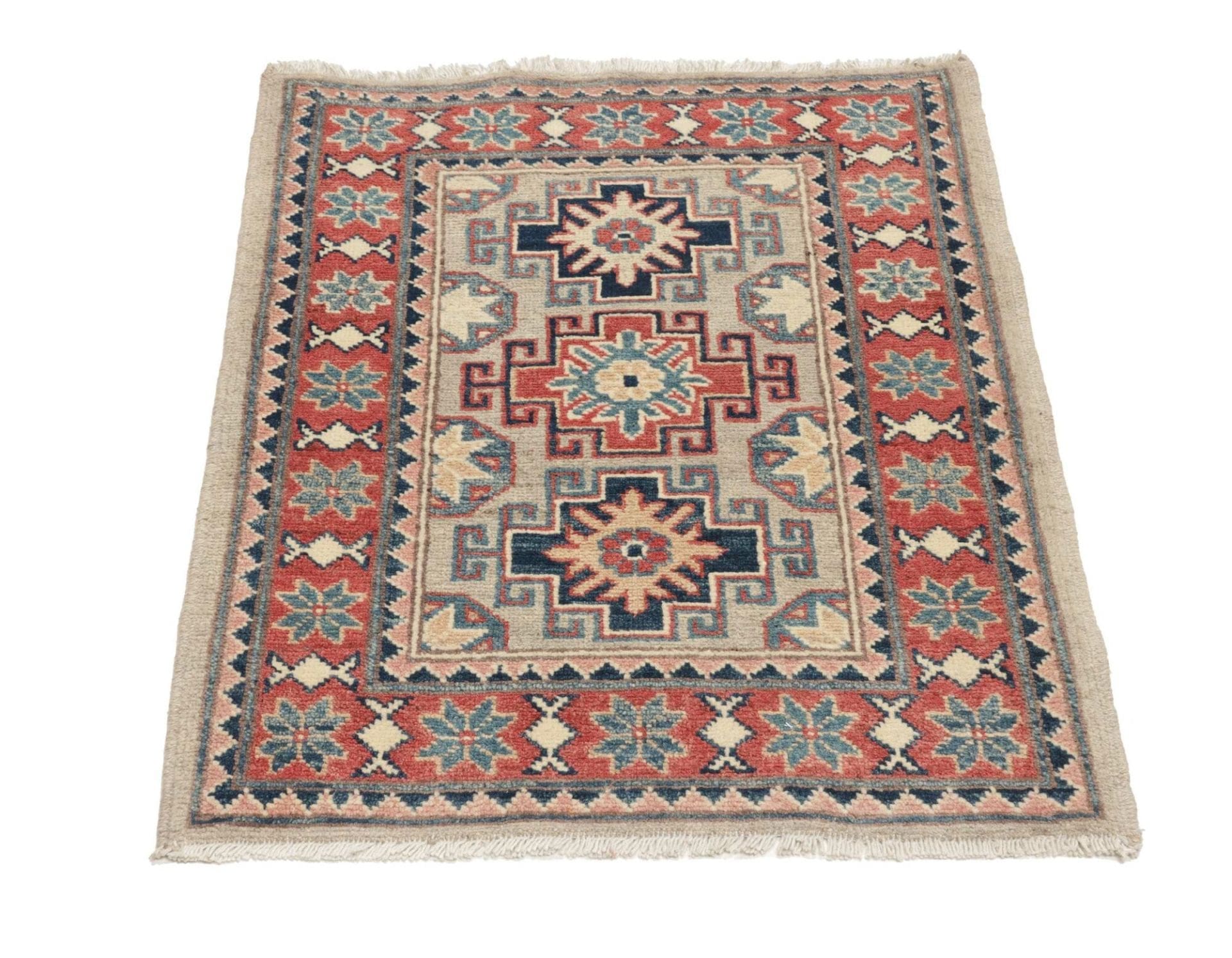 Handgeknüpfter Kazak Orientteppich 68 × 86 cm