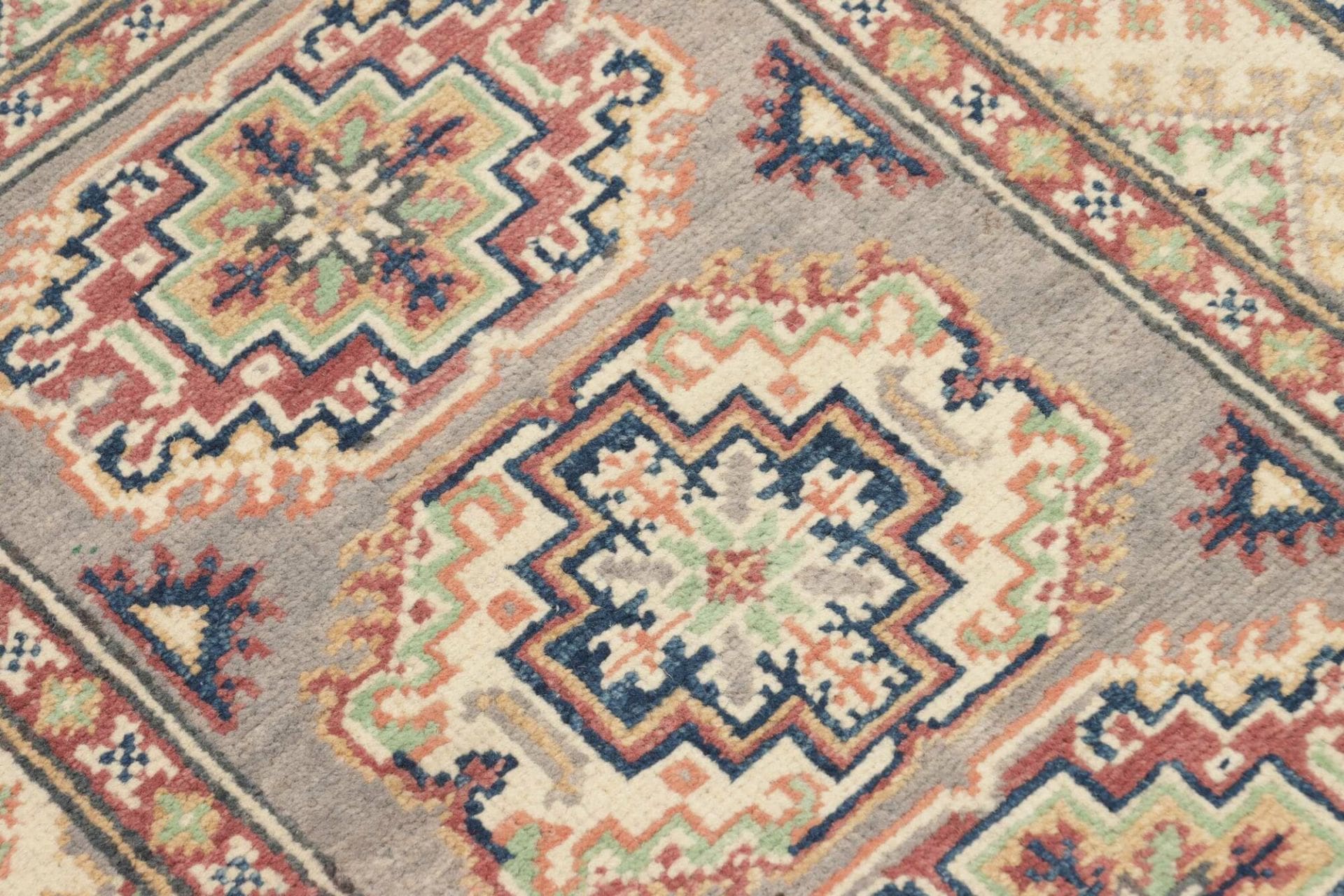 Handgeknüpfter Kazak Orientteppich, 67 × 93 cm, Wolle