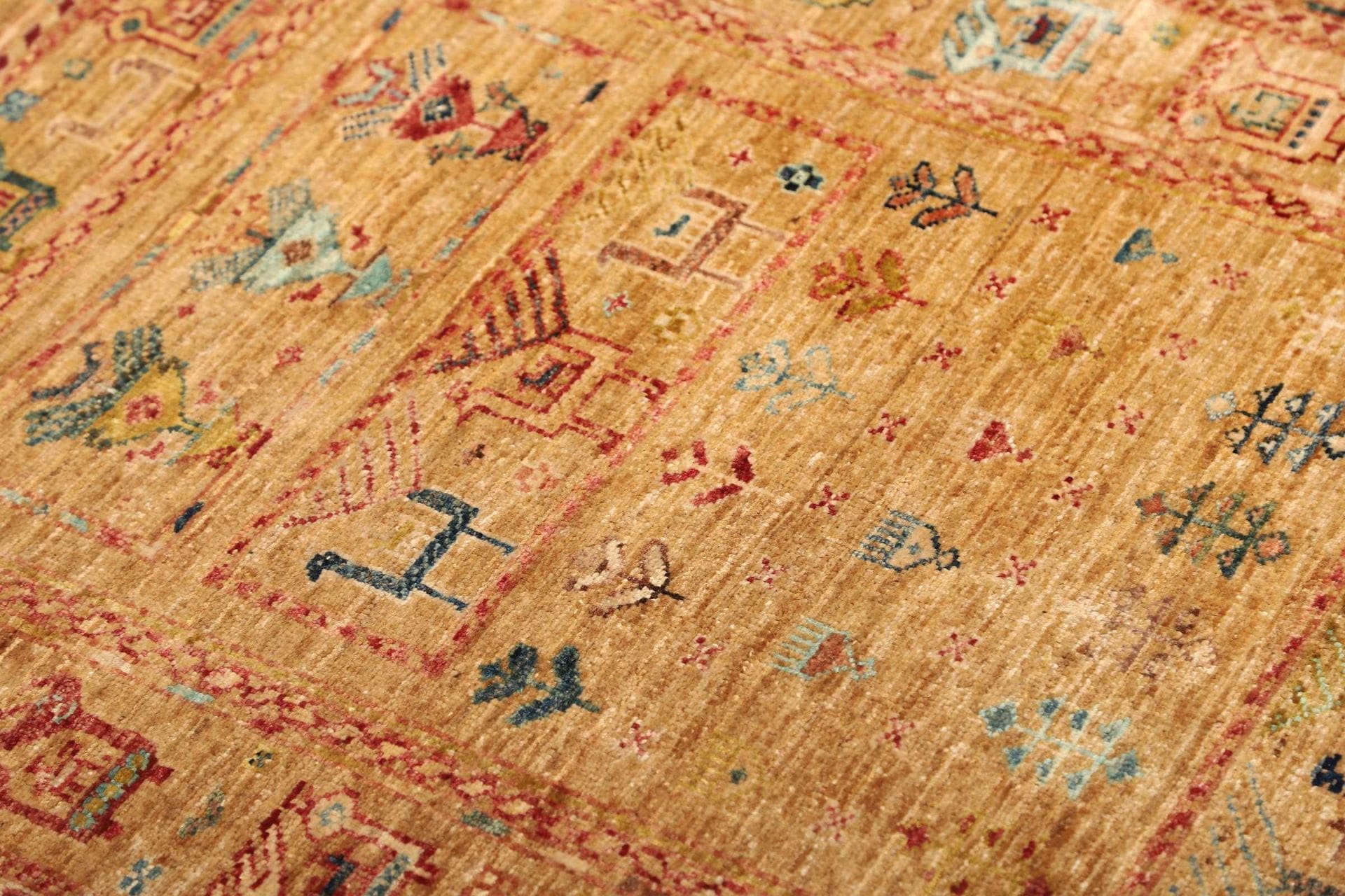 Samarkand Orientteppich 81 × 113 cm aus Wolle, handgeknüpft