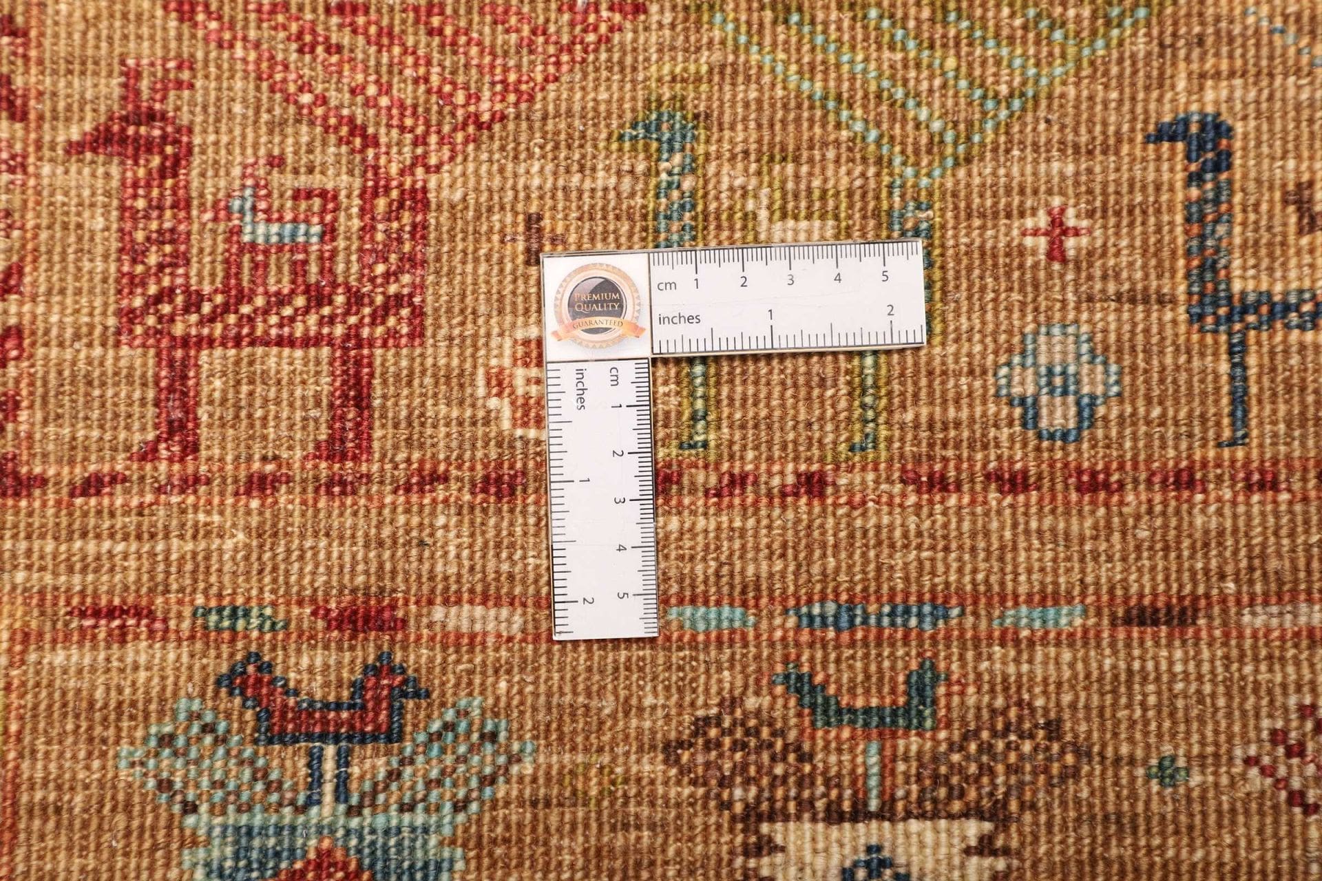Samarkand Orientteppich 81 × 113 cm aus Wolle, handgeknüpft