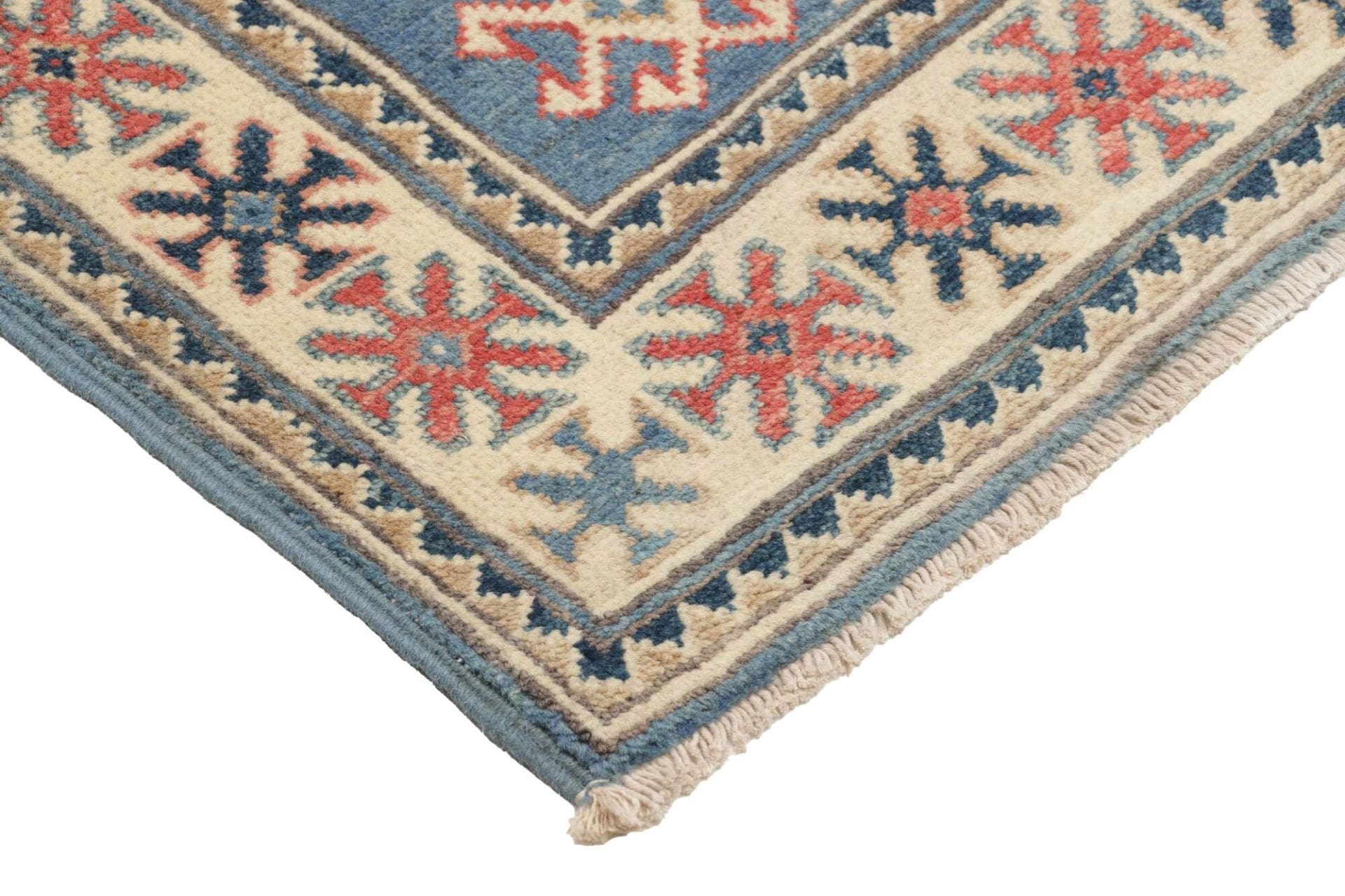 Kazak Orientteppich aus Pakistan, 64 × 89 cm