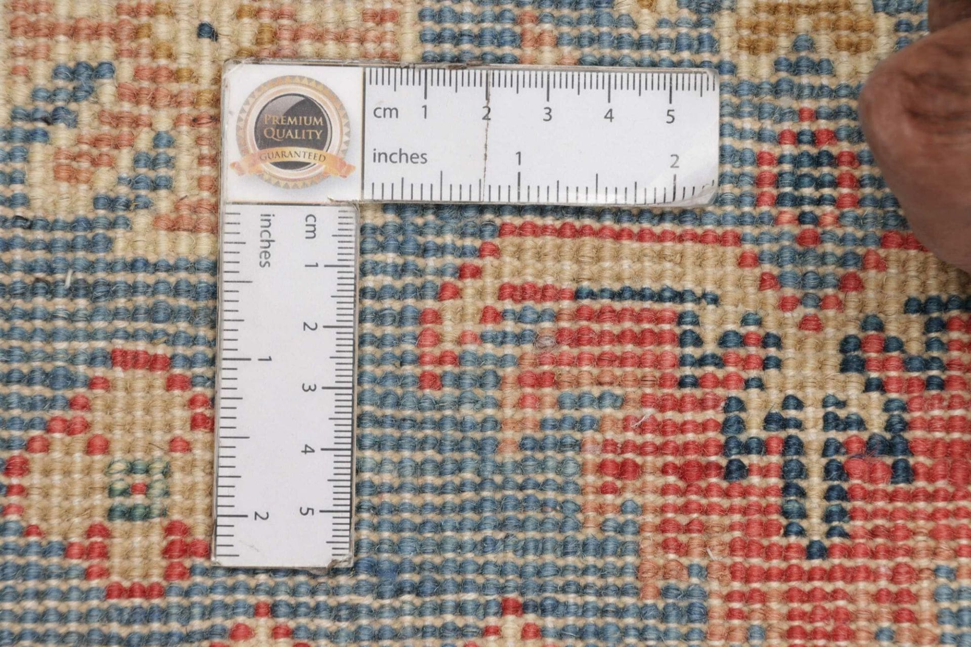 Kazak Orientteppich aus Pakistan, 64 × 89 cm