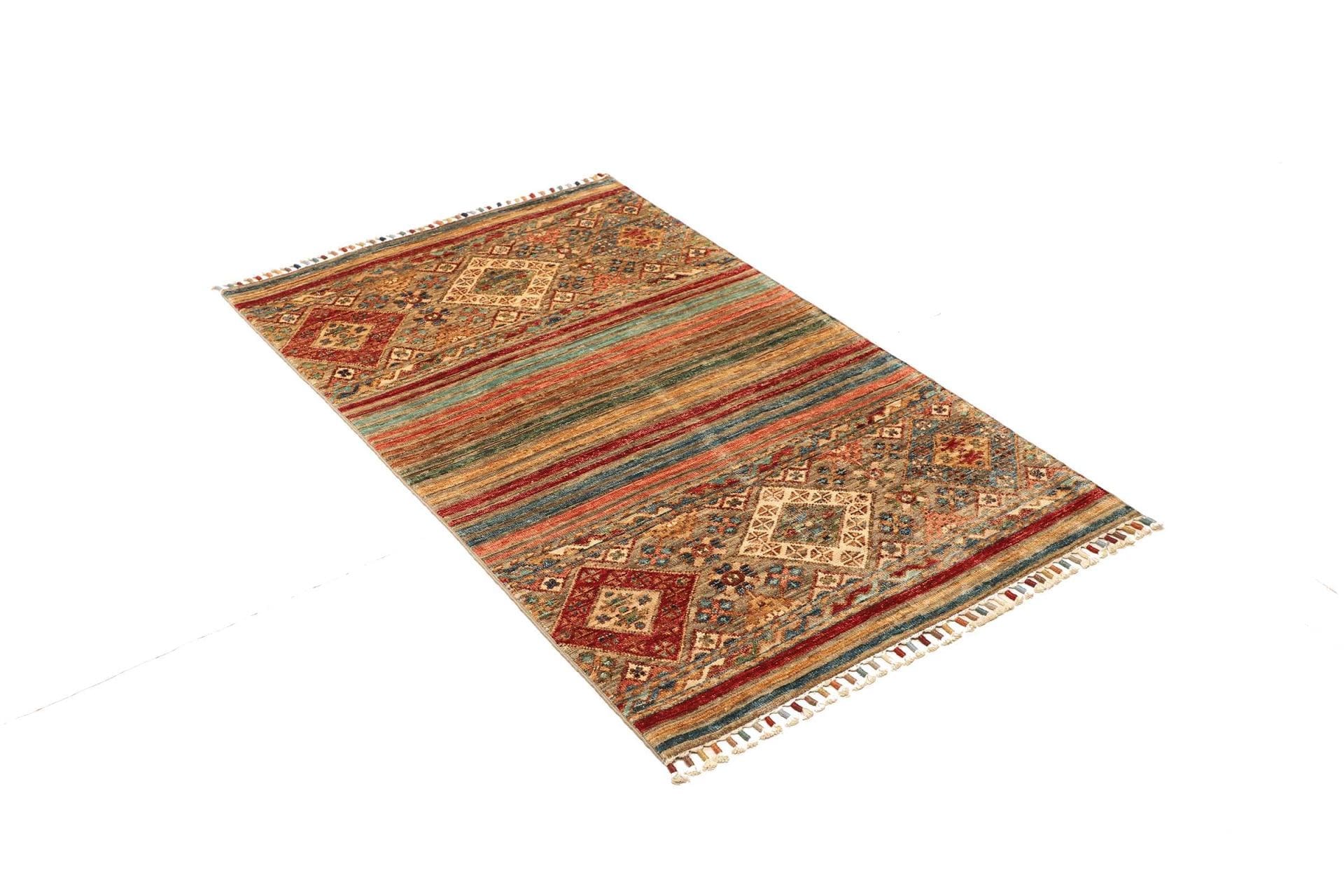 Handgeknüpfter Samarkand Orientteppich 82 × 130 cm