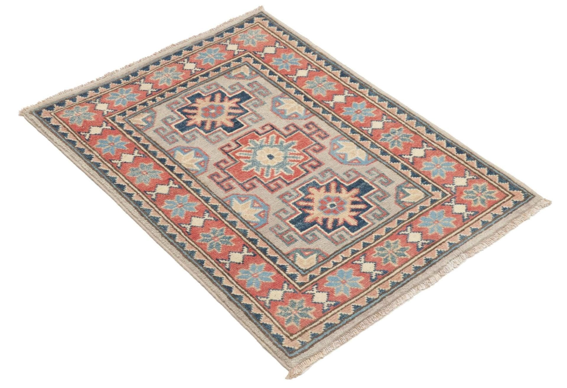 Handgeknüpfter Kazak Orientteppich 67 × 88 cm