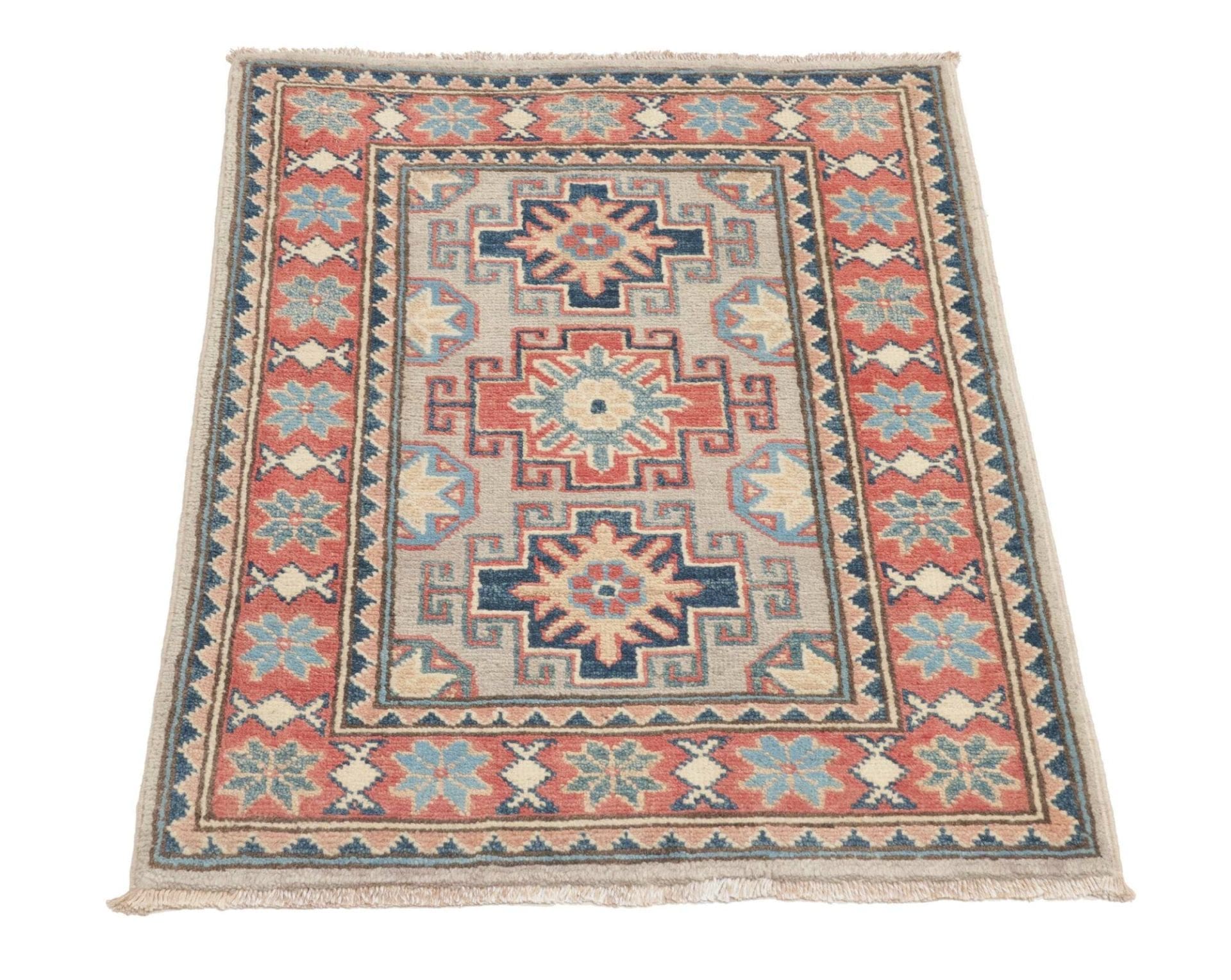 Handgeknüpfter Kazak Orientteppich 67 × 88 cm