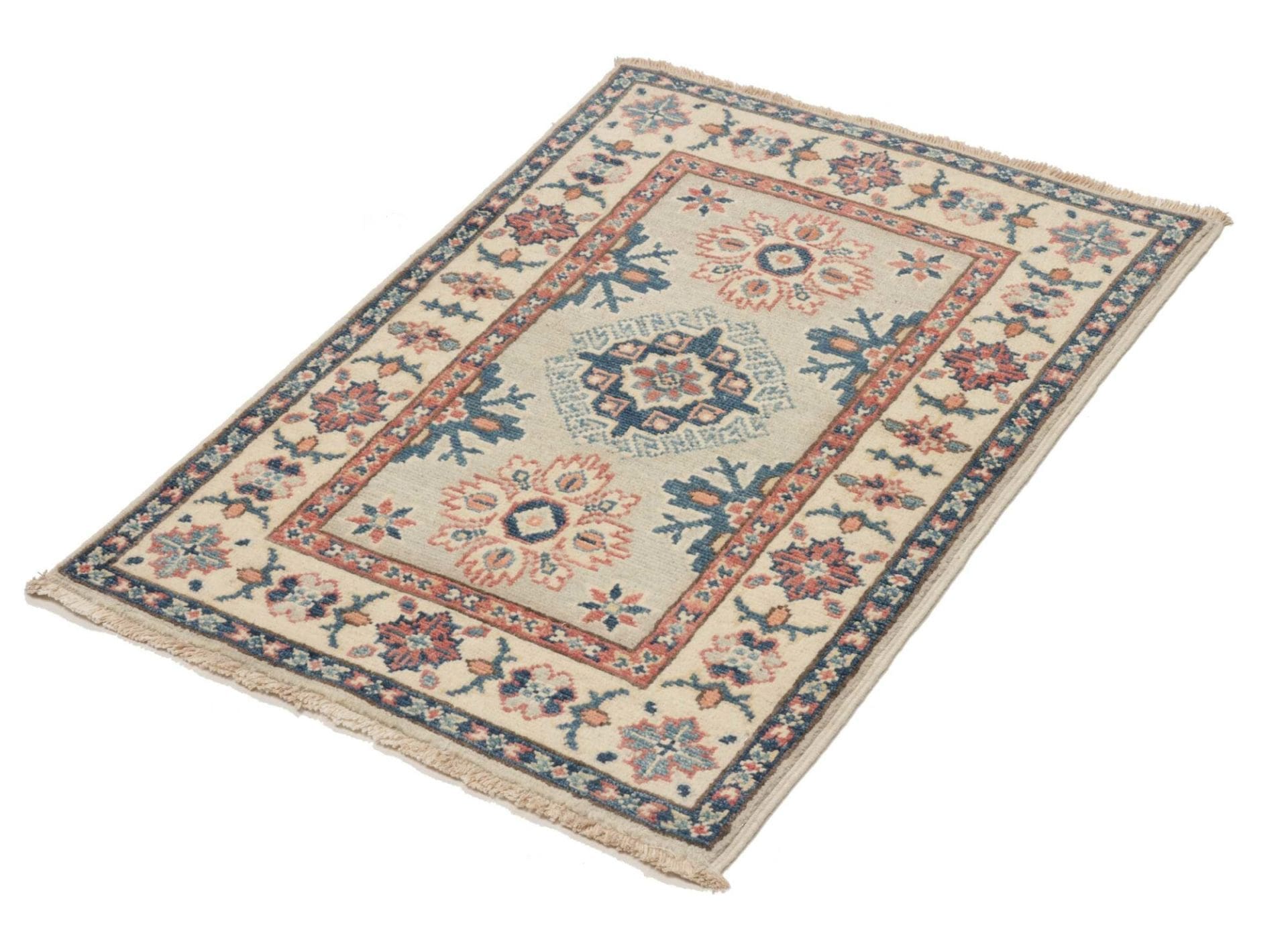 Kazak Orientteppich 64 × 85 cm aus Wolle, handgeknüpft