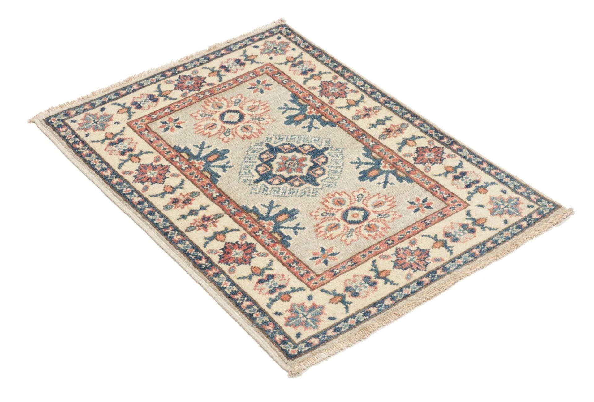 Kazak Orientteppich 64 × 85 cm aus Wolle, handgeknüpft