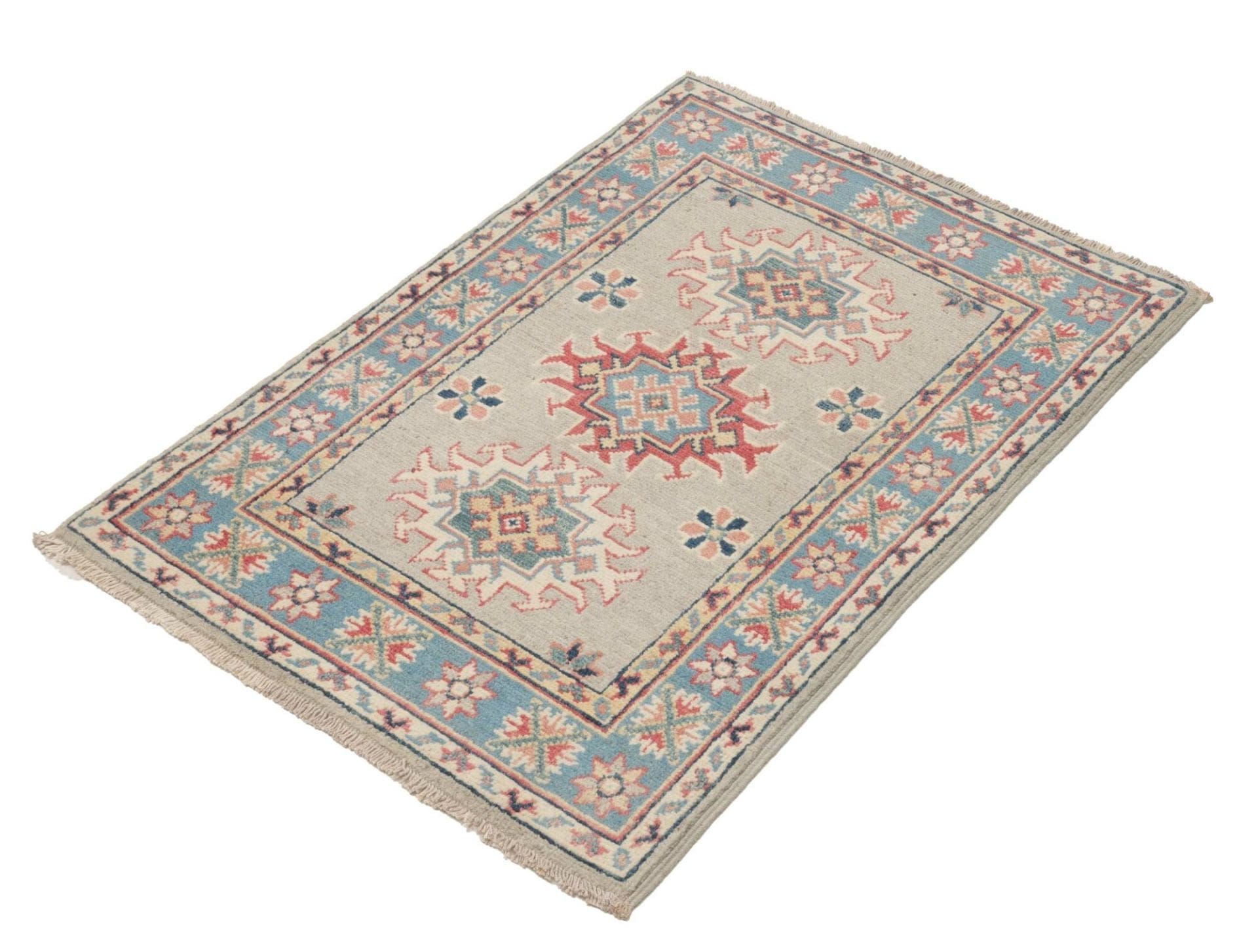 Handgeknüpfter Kazak Orientteppich 67 × 90 cm
