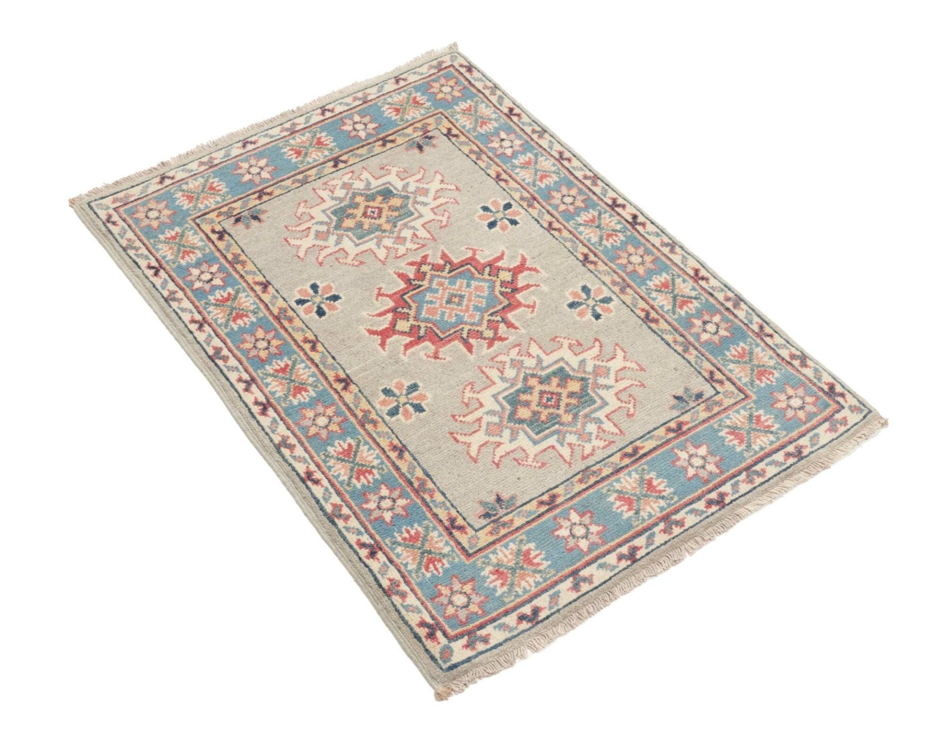 Handgeknüpfter Kazak Orientteppich 67 × 90 cm