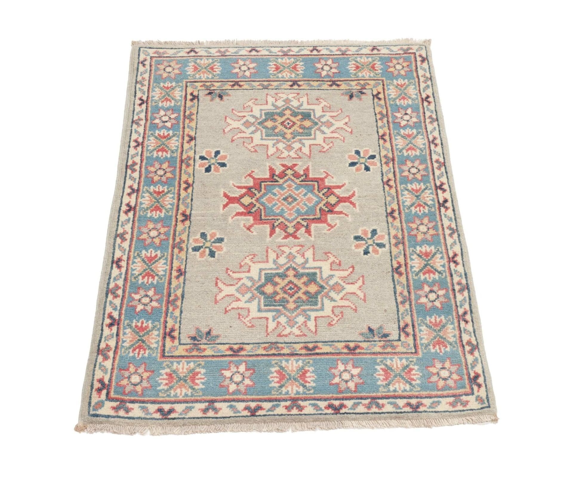 Handgeknüpfter Kazak Orientteppich 67 × 90 cm