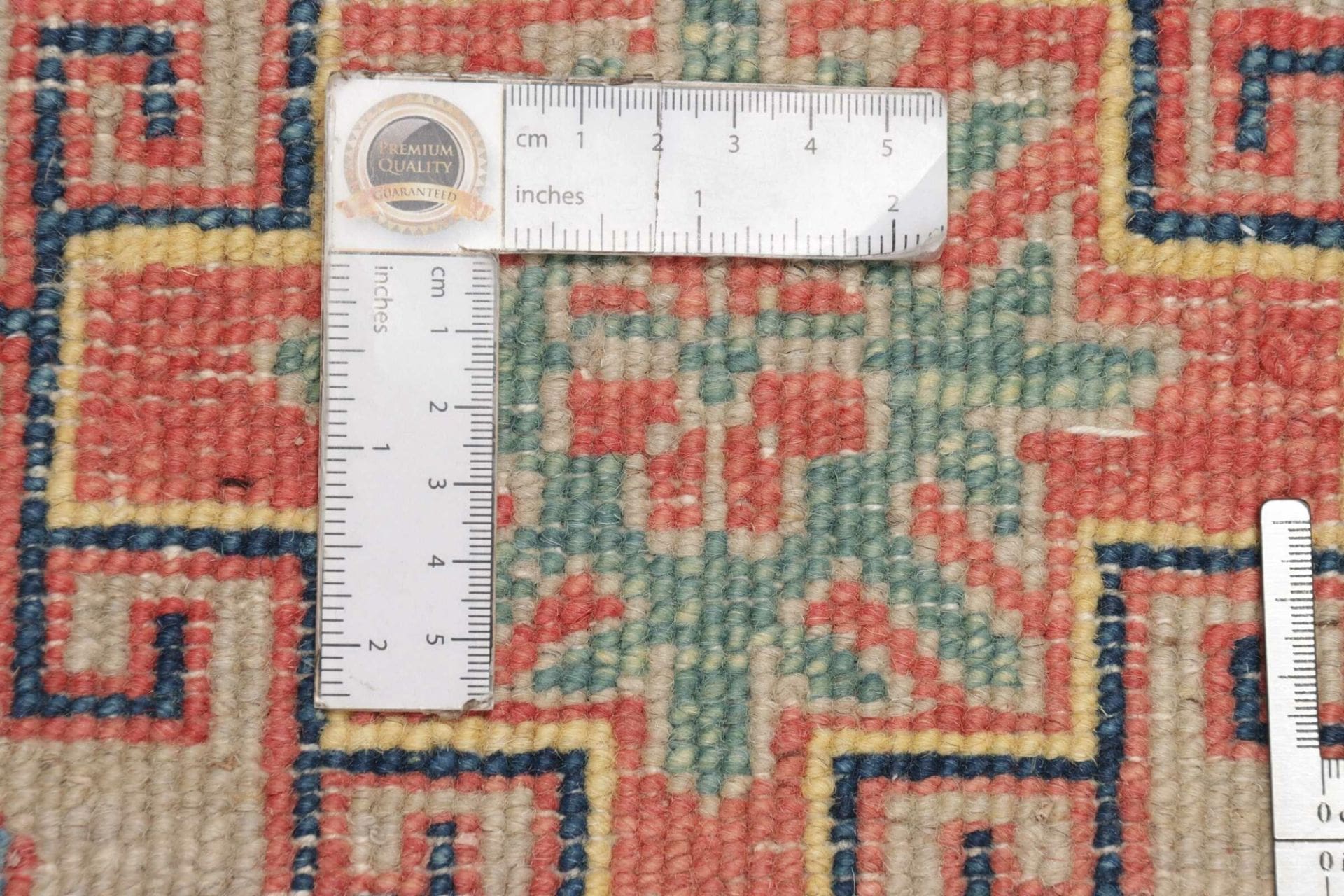 Kazak Orientteppich aus Pakistan, 60 × 87 cm
