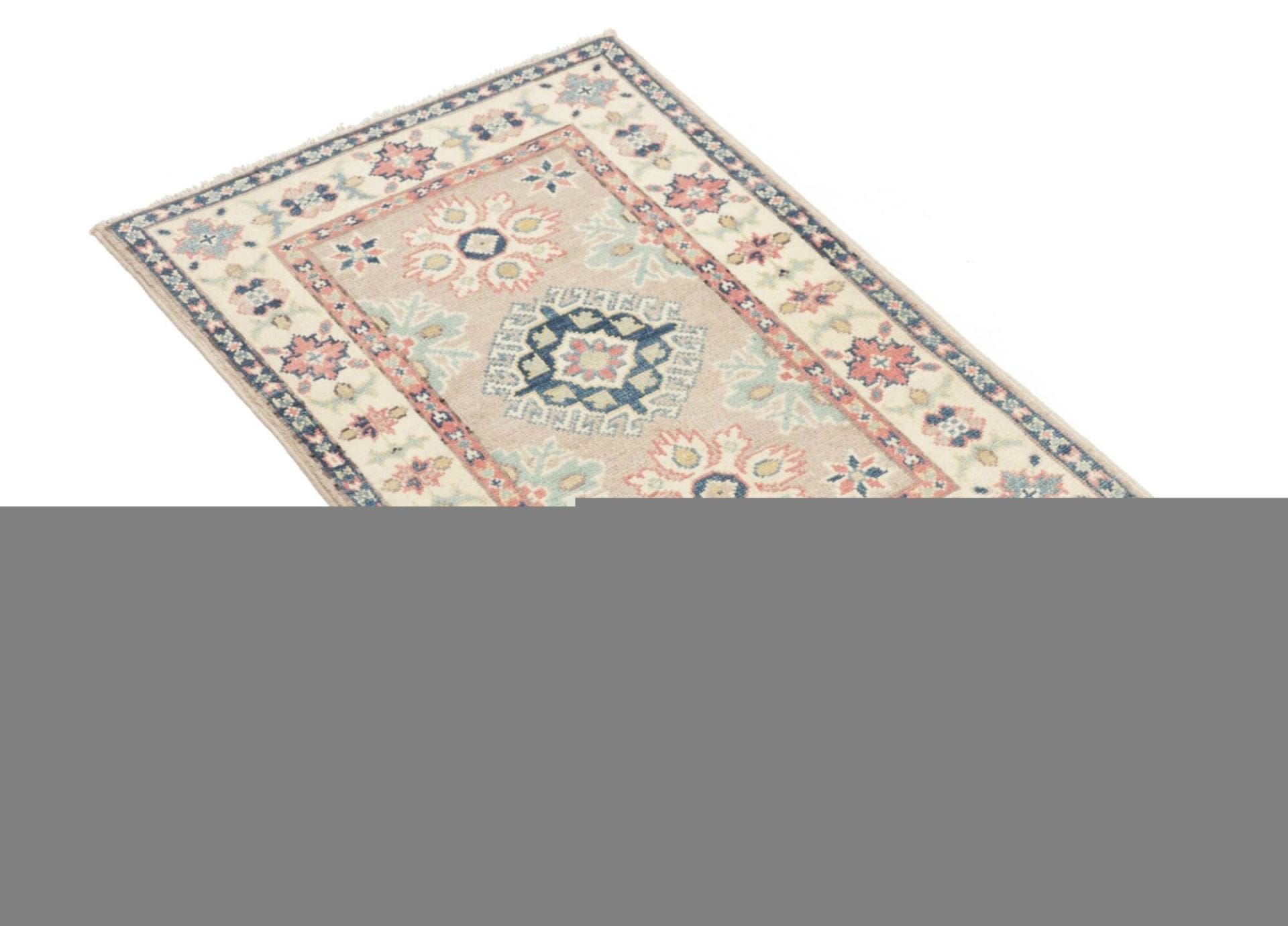 Kazak Orientteppich aus Pakistan, 61 × 90 cm