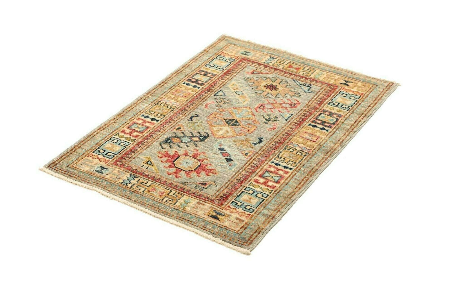 Handgeknüpfter Kazak Orientteppich 66 × 93 cm