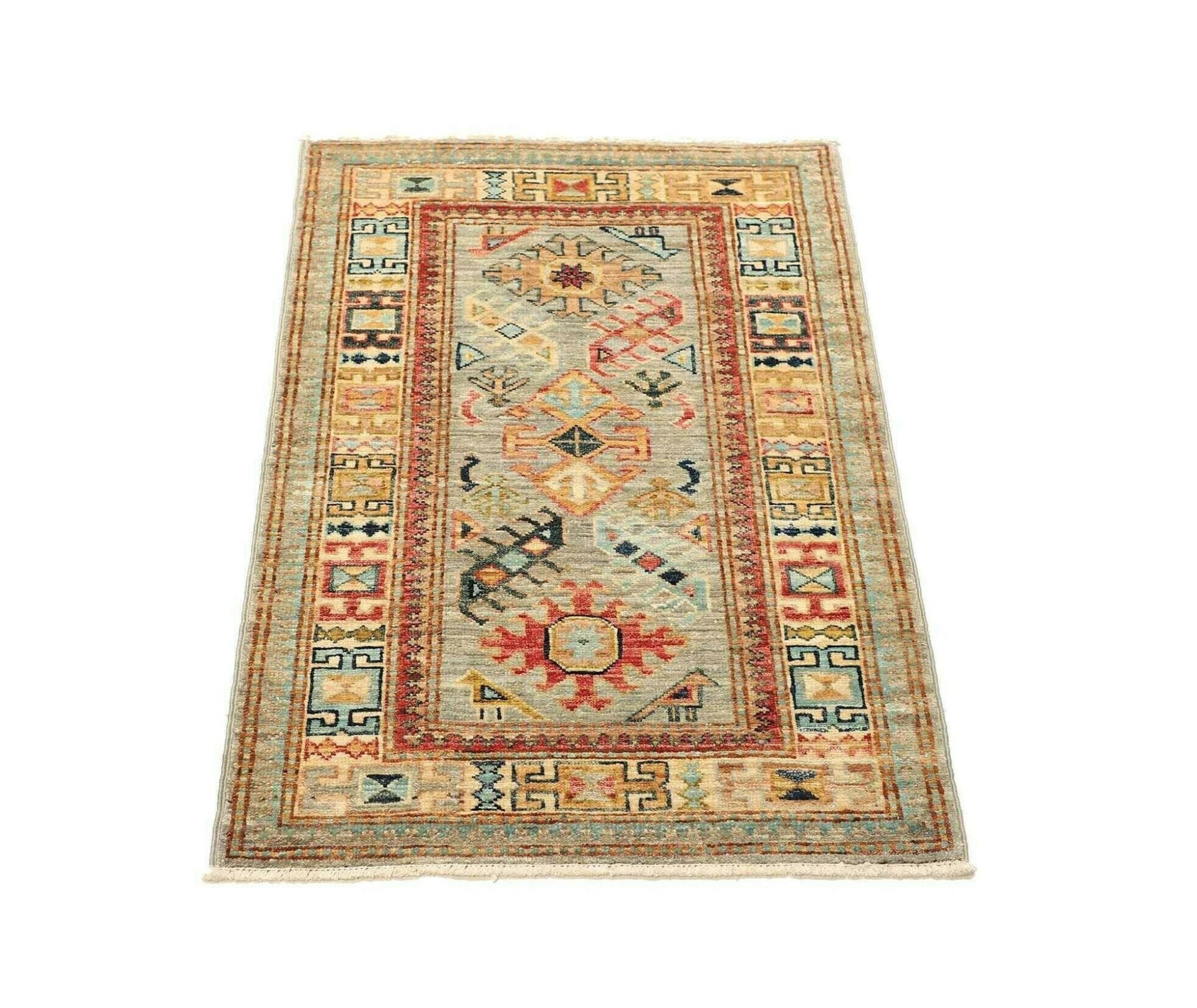 Handgeknüpfter Kazak Orientteppich 66 × 93 cm
